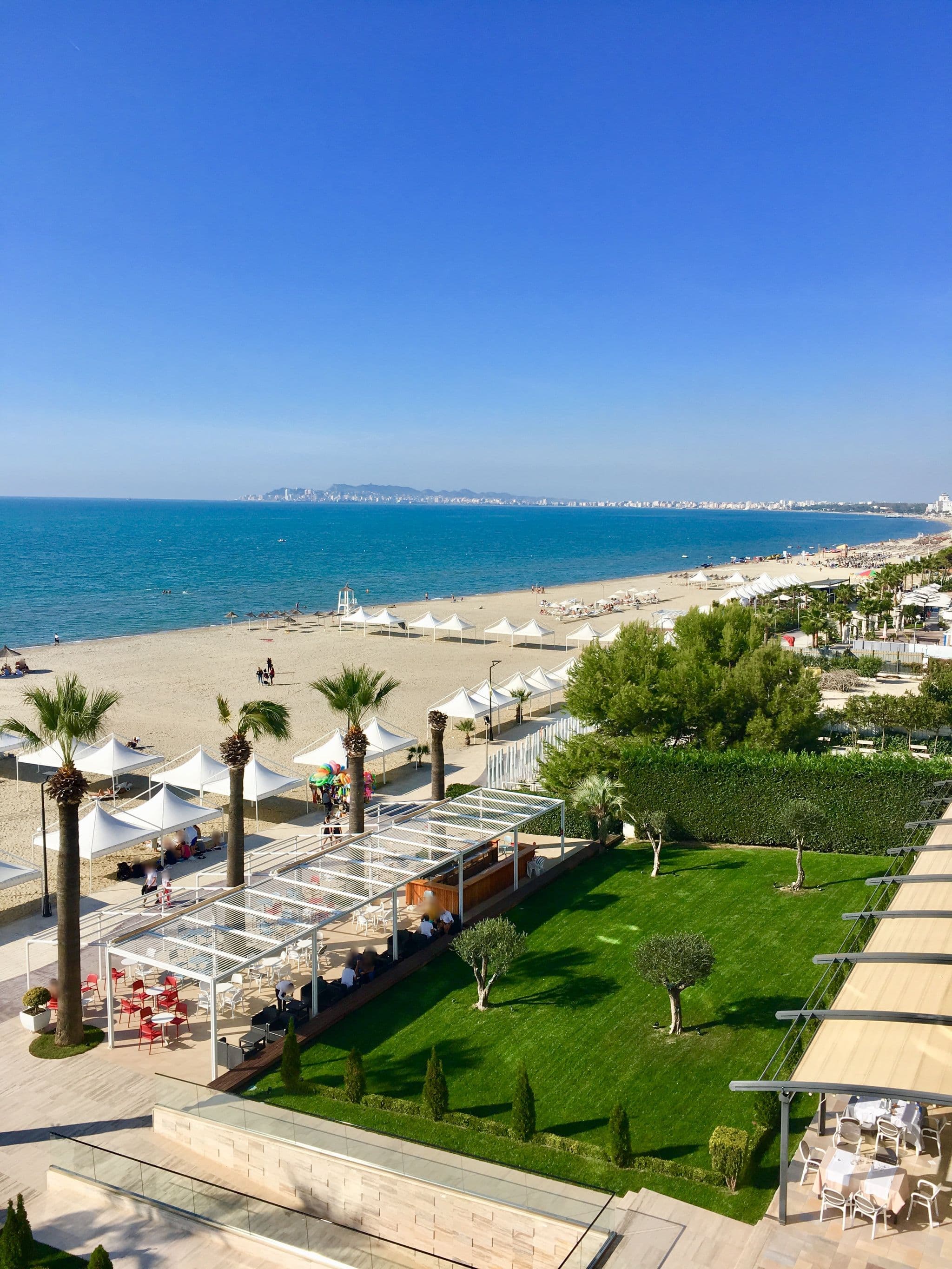 Street view near Premium Beach Hotel, Rrashbull — © rrustem_haradinaj (CC BY-SA · Mapillary)