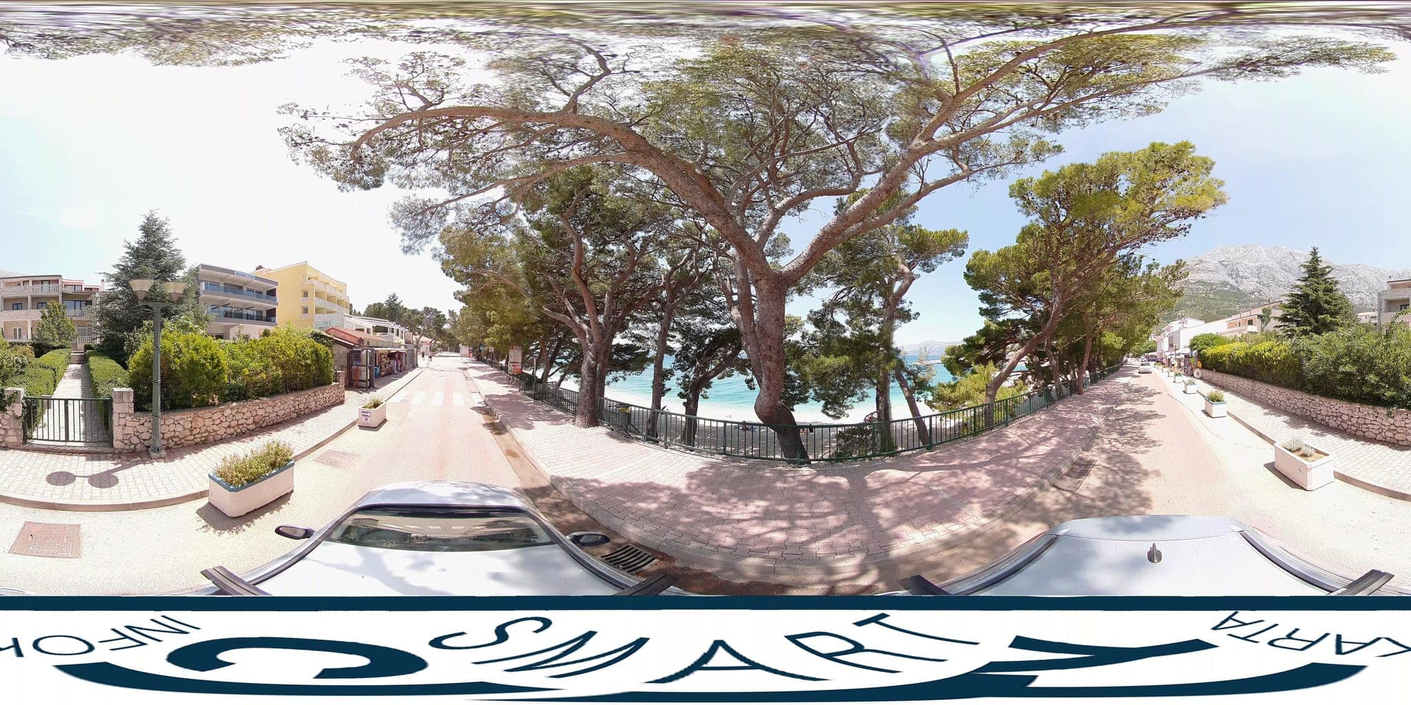 Street view near Villa Maja, Baška Voda — © SilvioBasic (CC BY-SA · Mapillary)