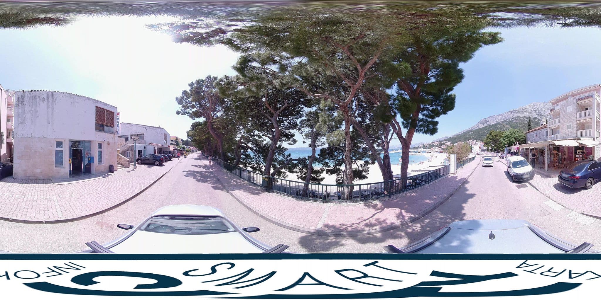 Street view near Villa Rozika, Baška Voda — © SilvioBasic (CC BY-SA · Mapillary)