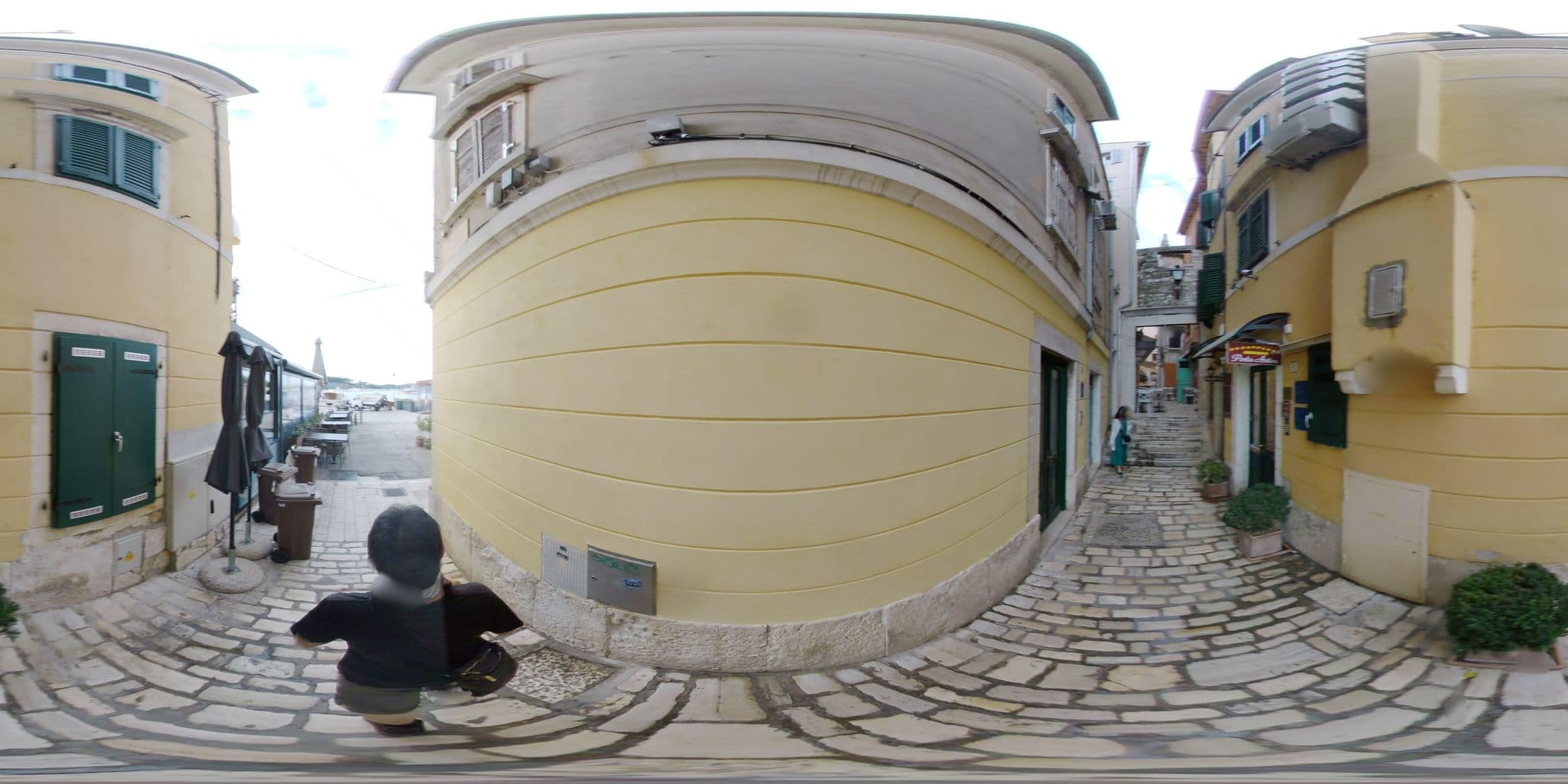 Street view near Porta Antica, Rovinj