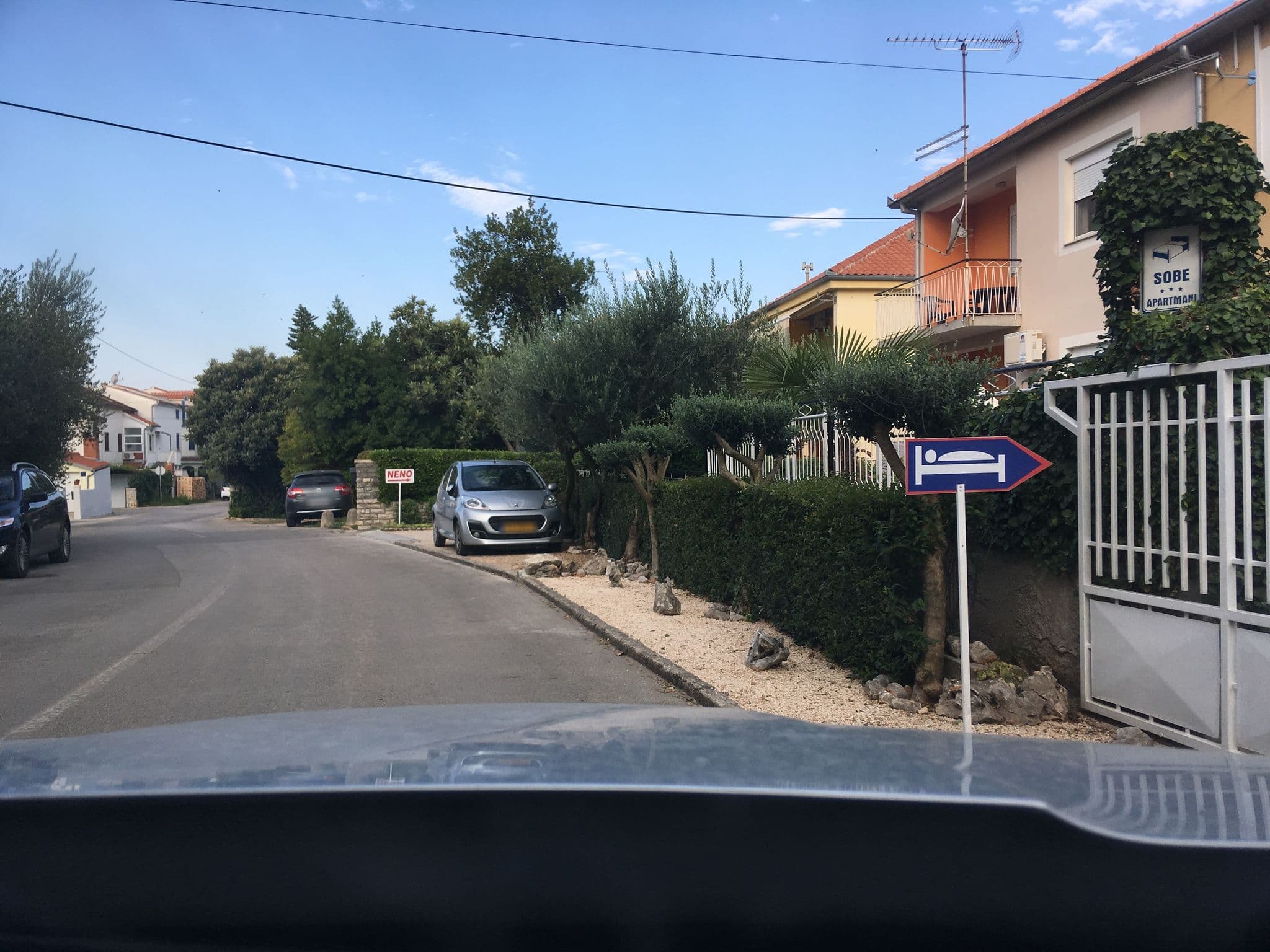 Street view near Sara Residence, Zadar