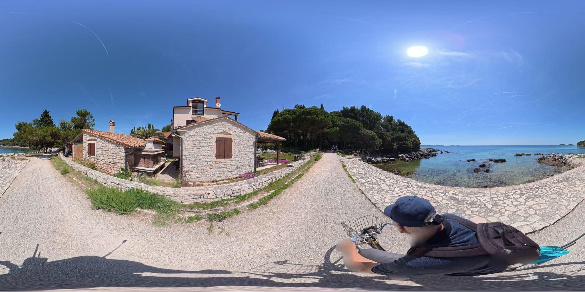Street view near CUVI appartments, Rovinj