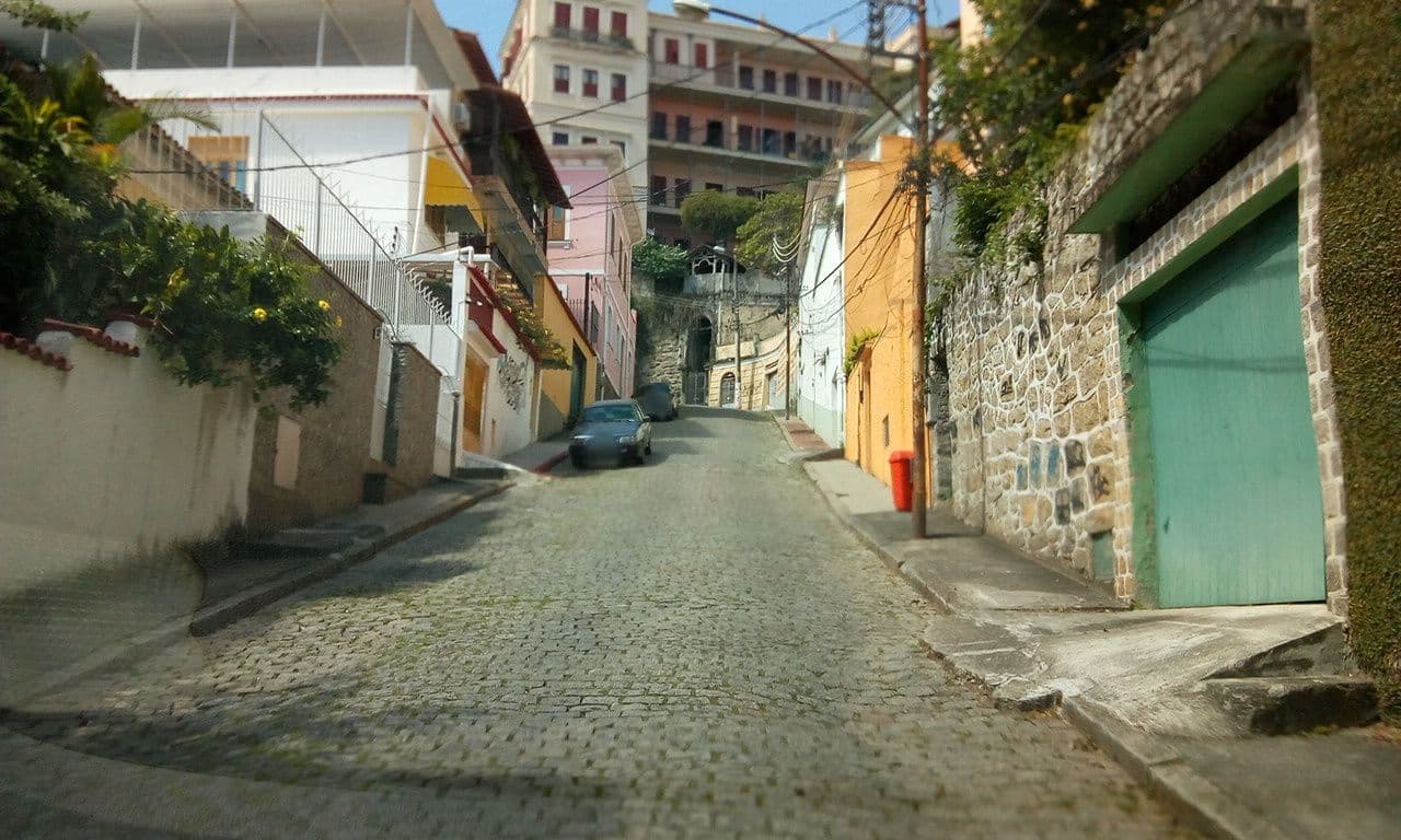 Street view near Villa Oriente, Santa Teresa — © marciosampaio (CC BY-SA · Mapillary)