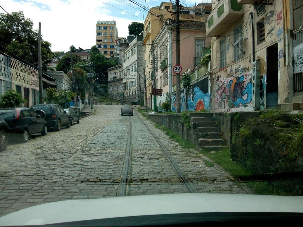Street view near Trip Hostel, Santa Teresa — © marciosampaio (CC BY-SA · Mapillary)