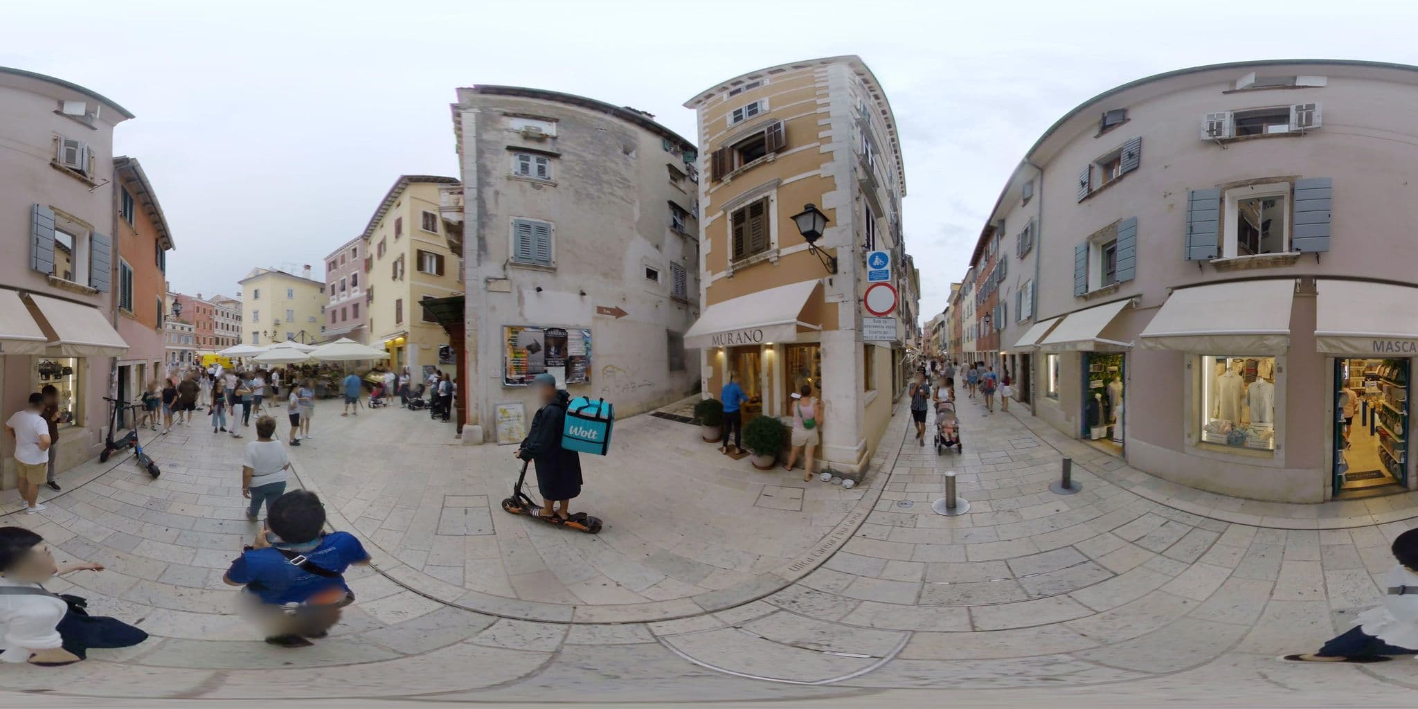 Street view near Oaza, Rovinj