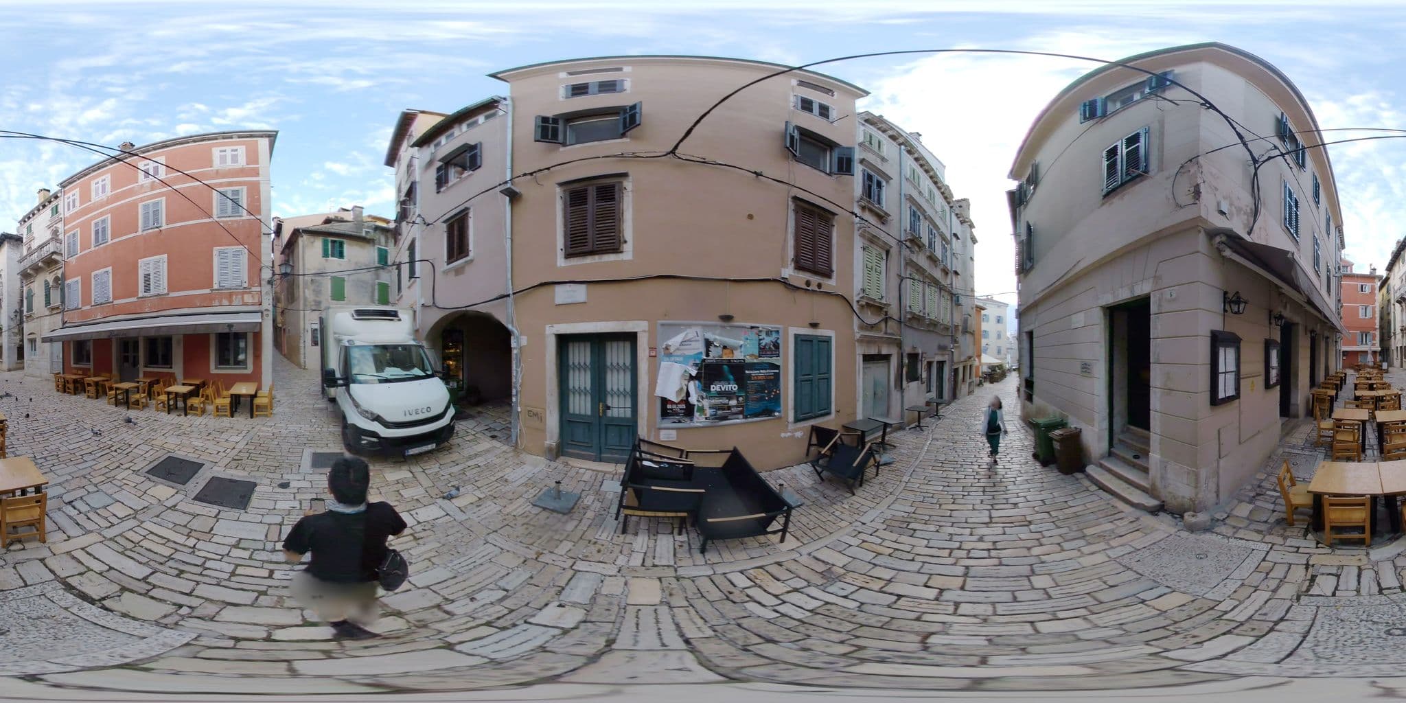 Street view near Porat, Rovinj