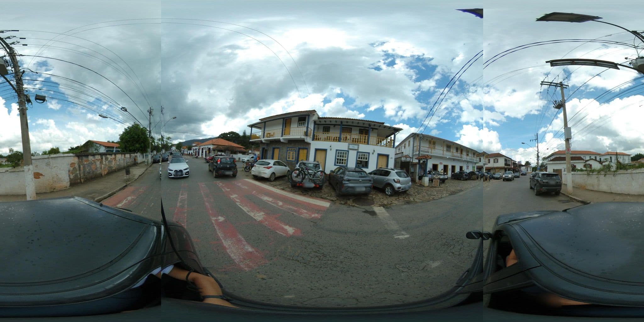 Street view near Pousada Tesouro de Minas, Tiradentes — © Prefeitura_Tiradentes (CC BY-SA · Mapillary)