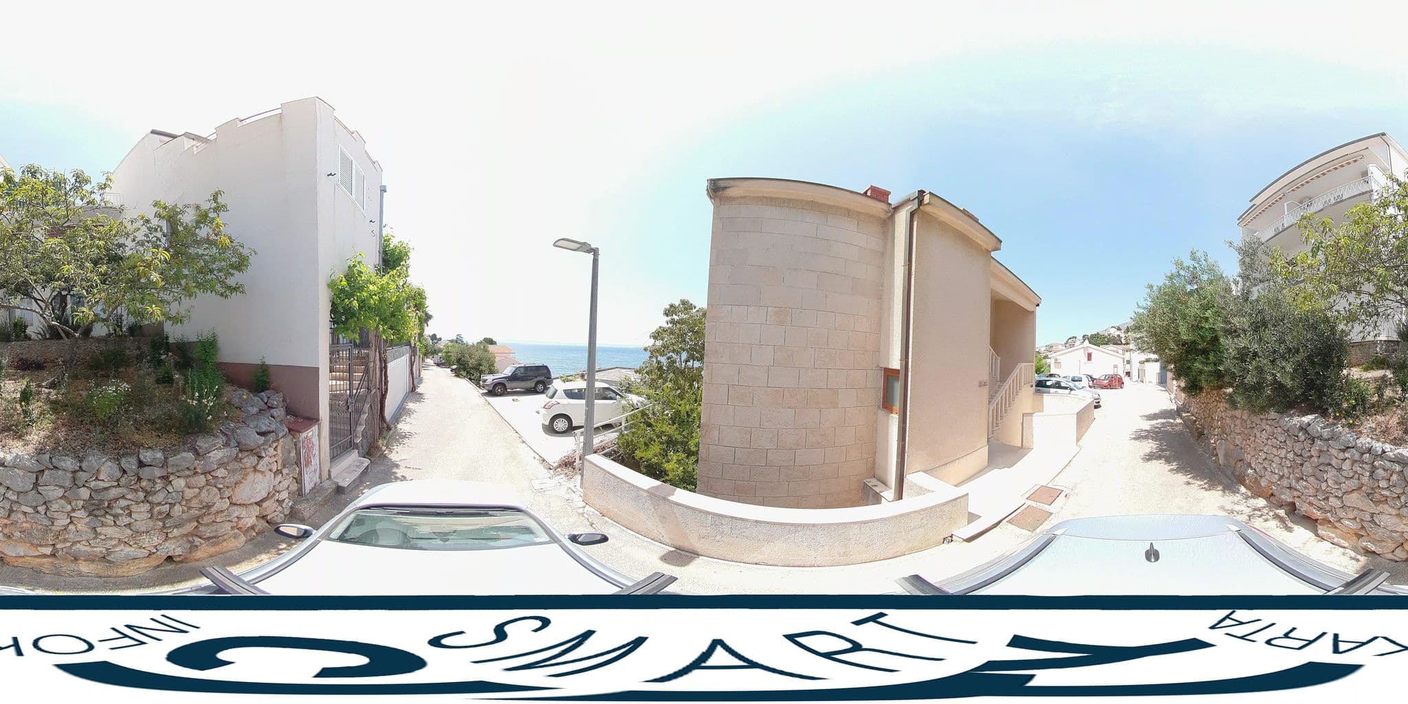 Street view near Apartments Nede Medić, Brela — © SilvioBasic (CC BY-SA · Mapillary)