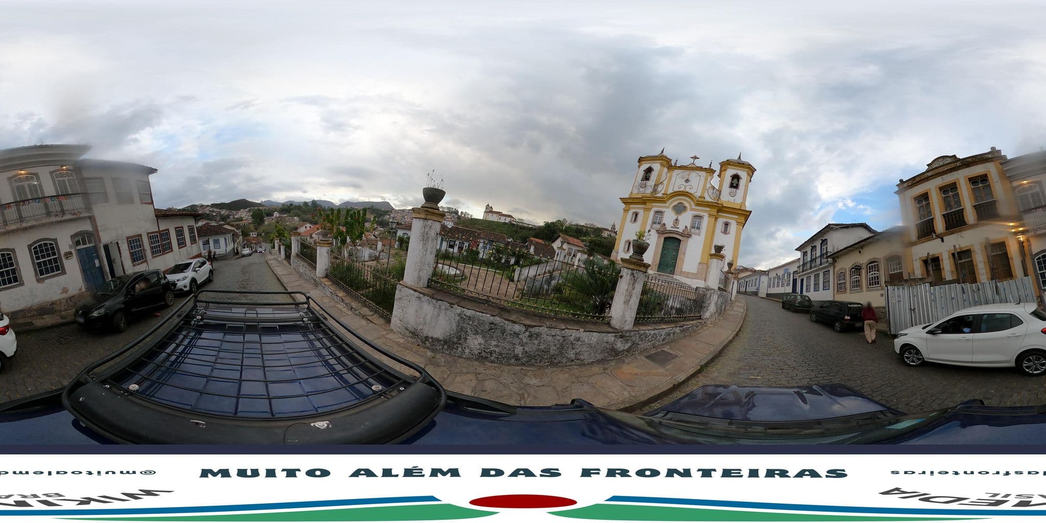 Street view near Hostel Trilhas de Minas, Ouro Preto — © MuitoAlemdasFronteiras (CC BY-SA · Mapillary)
