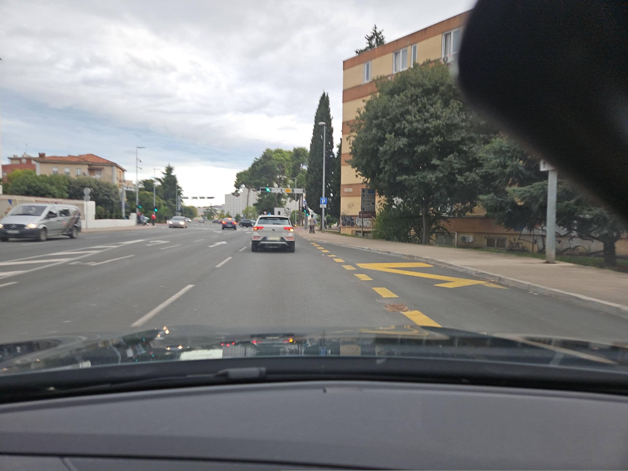 Street view near Adriatic Hostel, Zadar