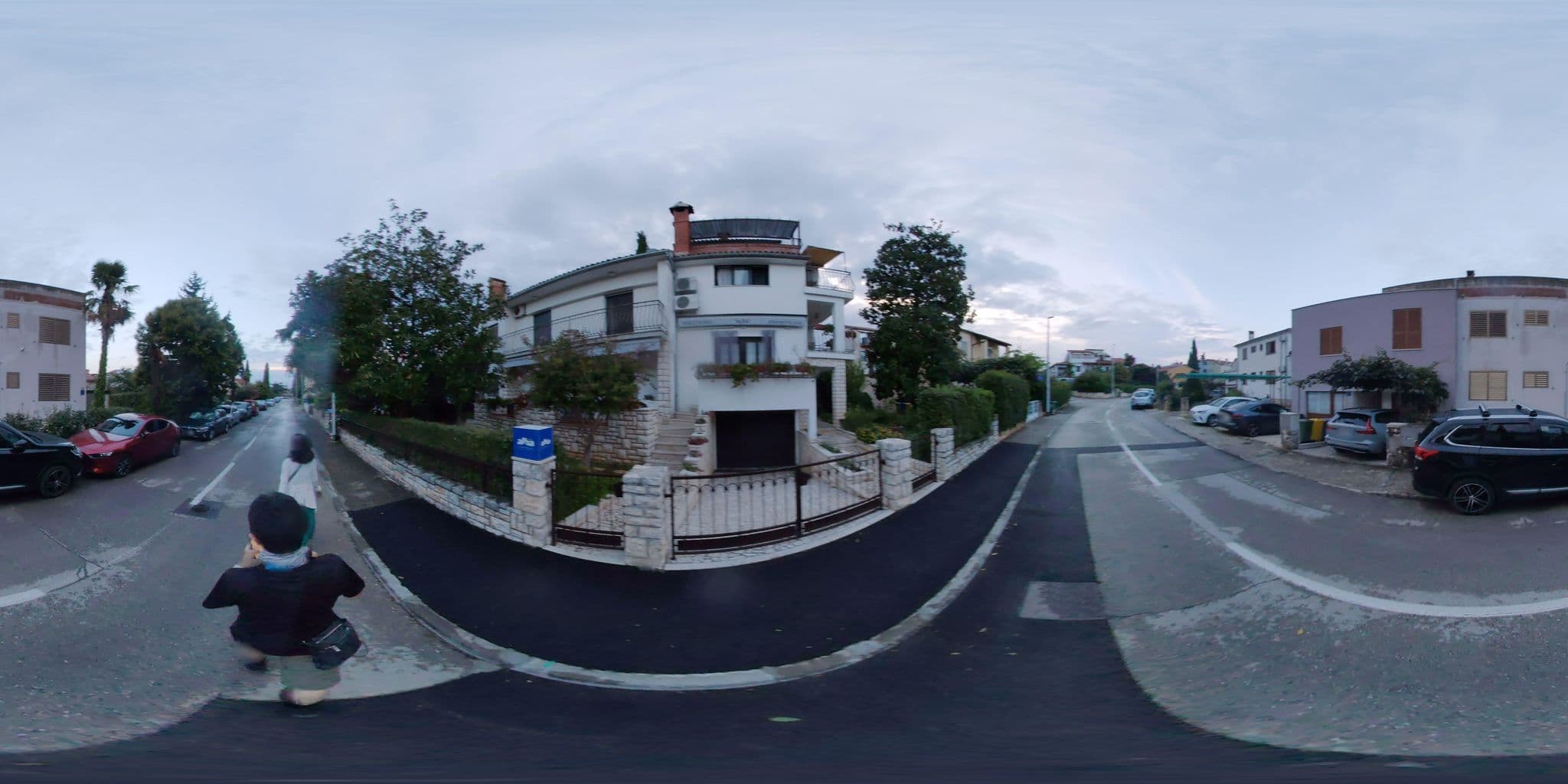 Street view near Alba Apartments, Rovinj