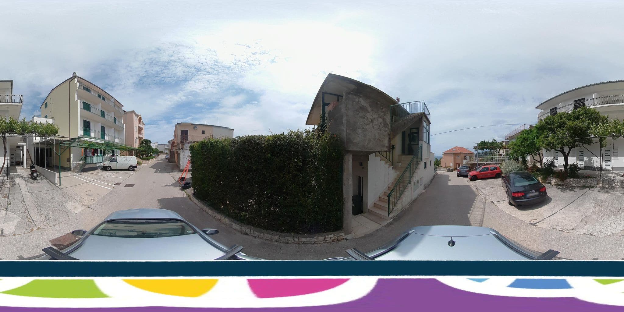 Street view near Villa Mozart, Podgora — © SilvioBasic (CC BY-SA · Mapillary)