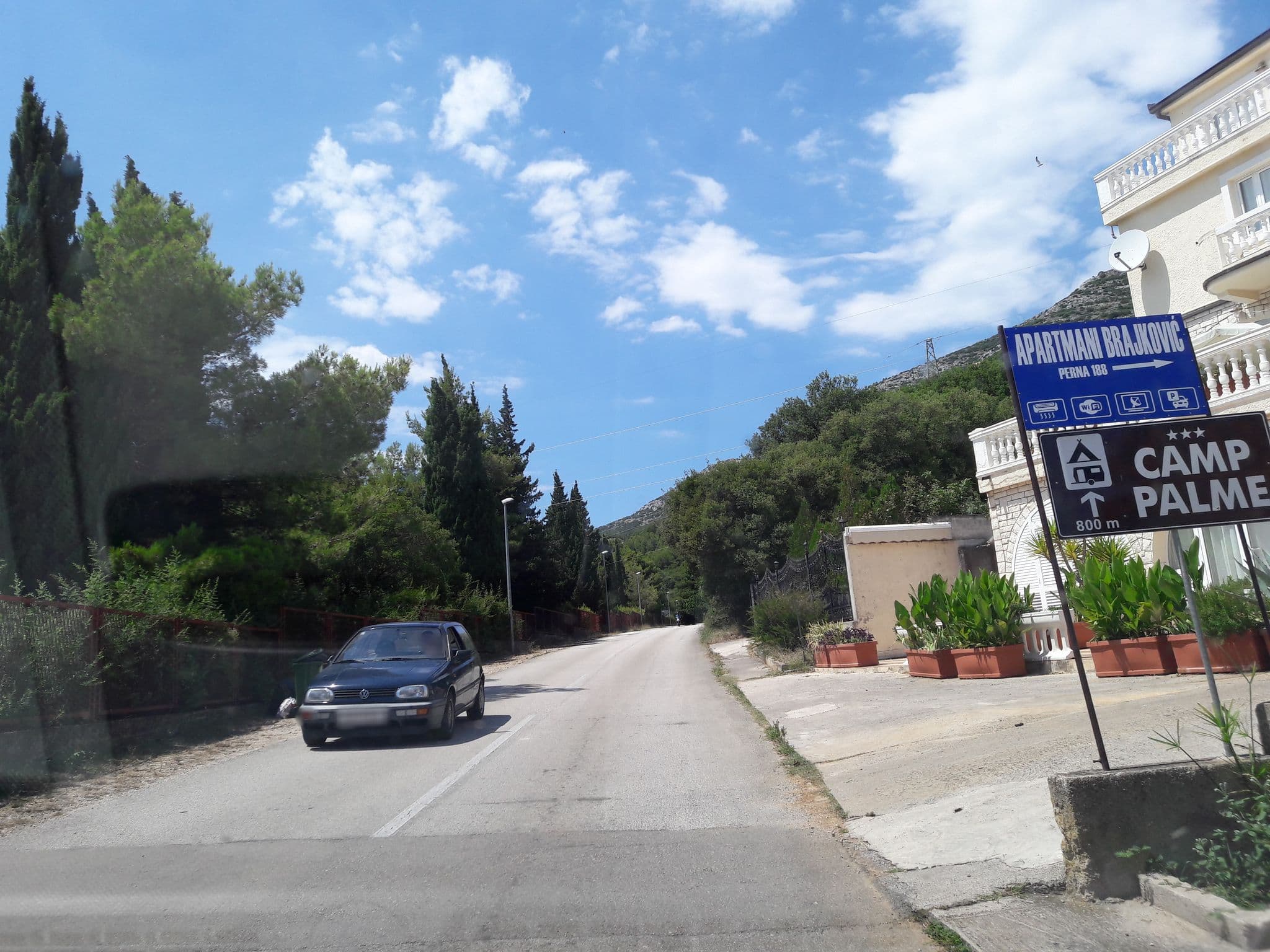 Street view near Apartmani Brajković, Korčula — © osmapper (CC BY-SA · Mapillary)