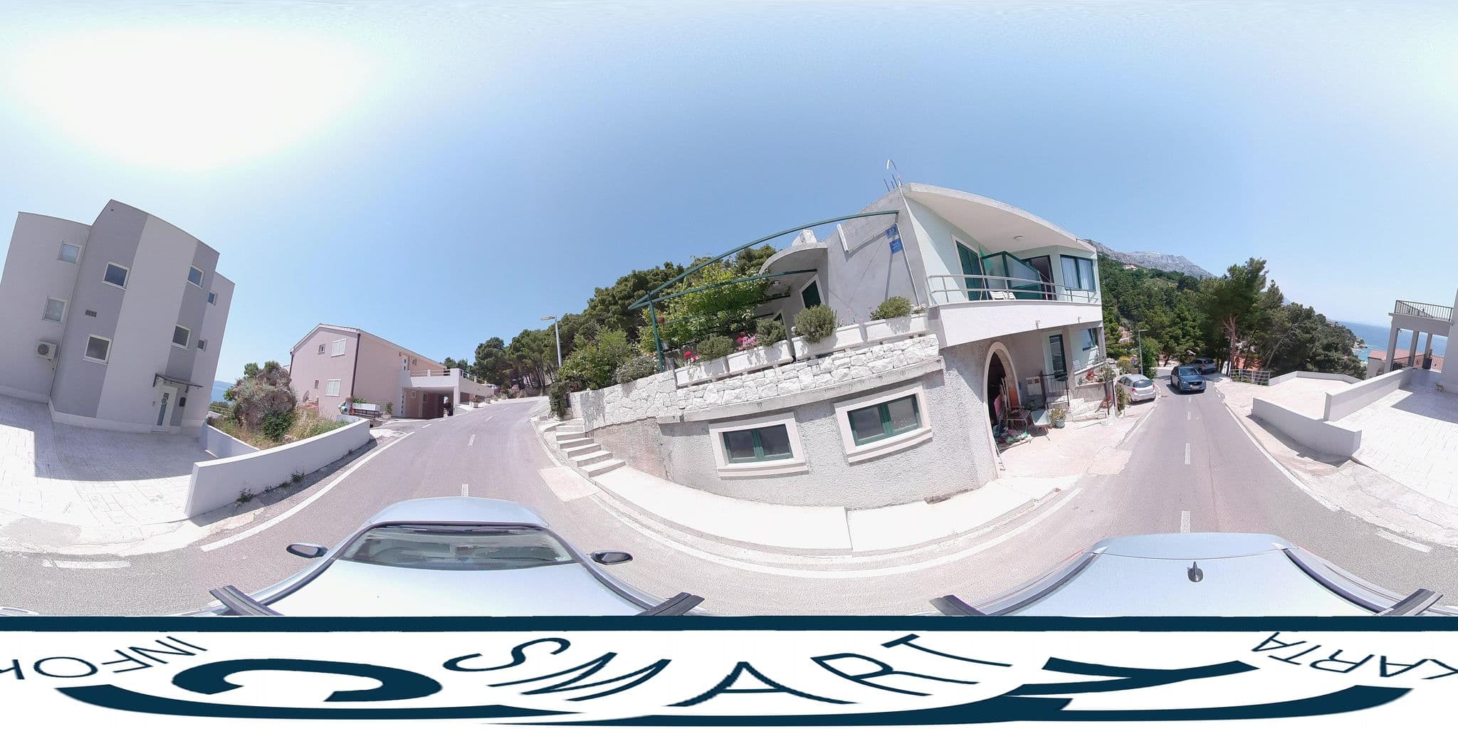 Street view near Apartmani Marija Jakir, Brela — © SilvioBasic (CC BY-SA · Mapillary)