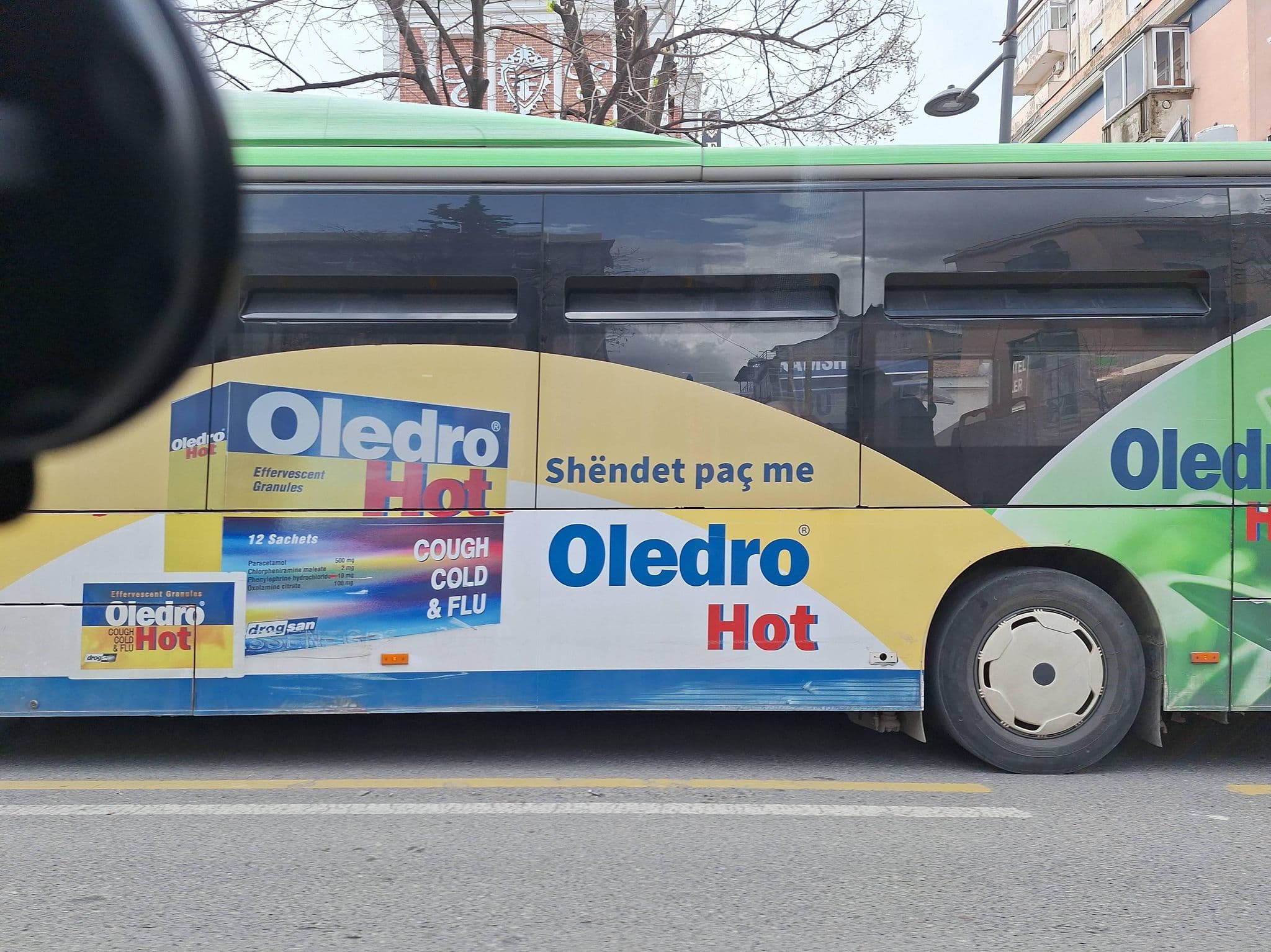 Street view near Eler Hotel, Tirana