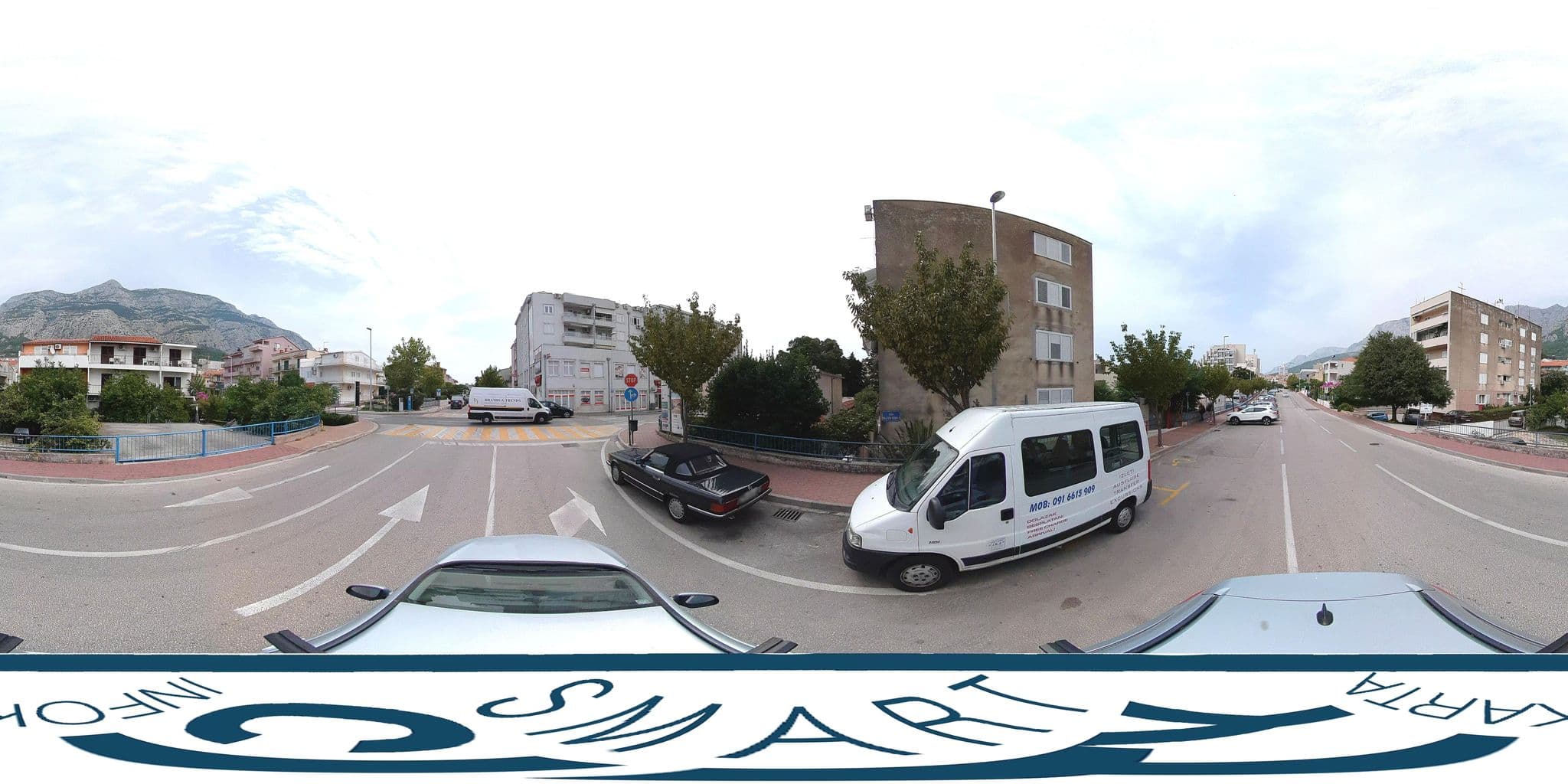 Street view near Hotel Palma Makarska, Makarska — © SilvioBasic (CC BY-SA · Mapillary)