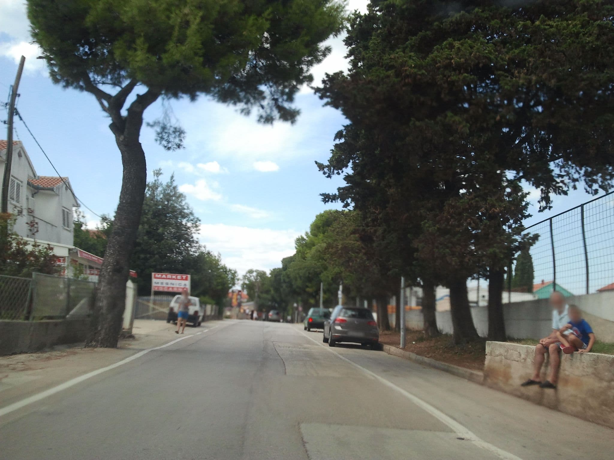 Street view near Backpackers Home, Zadar