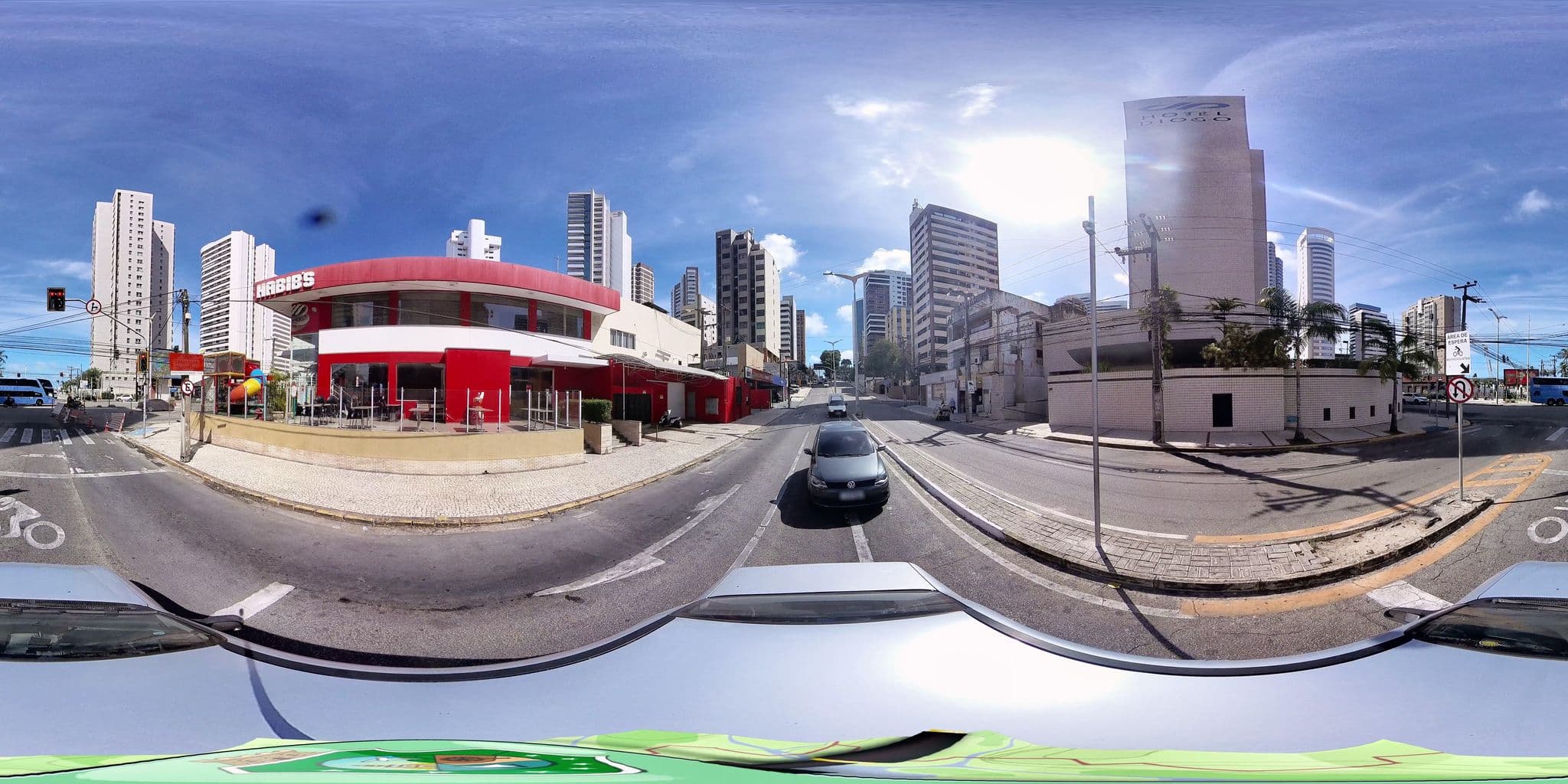 Street view near Pousada Casa Romana, Fortaleza — © matheusgomesms (CC BY-SA · Mapillary)
