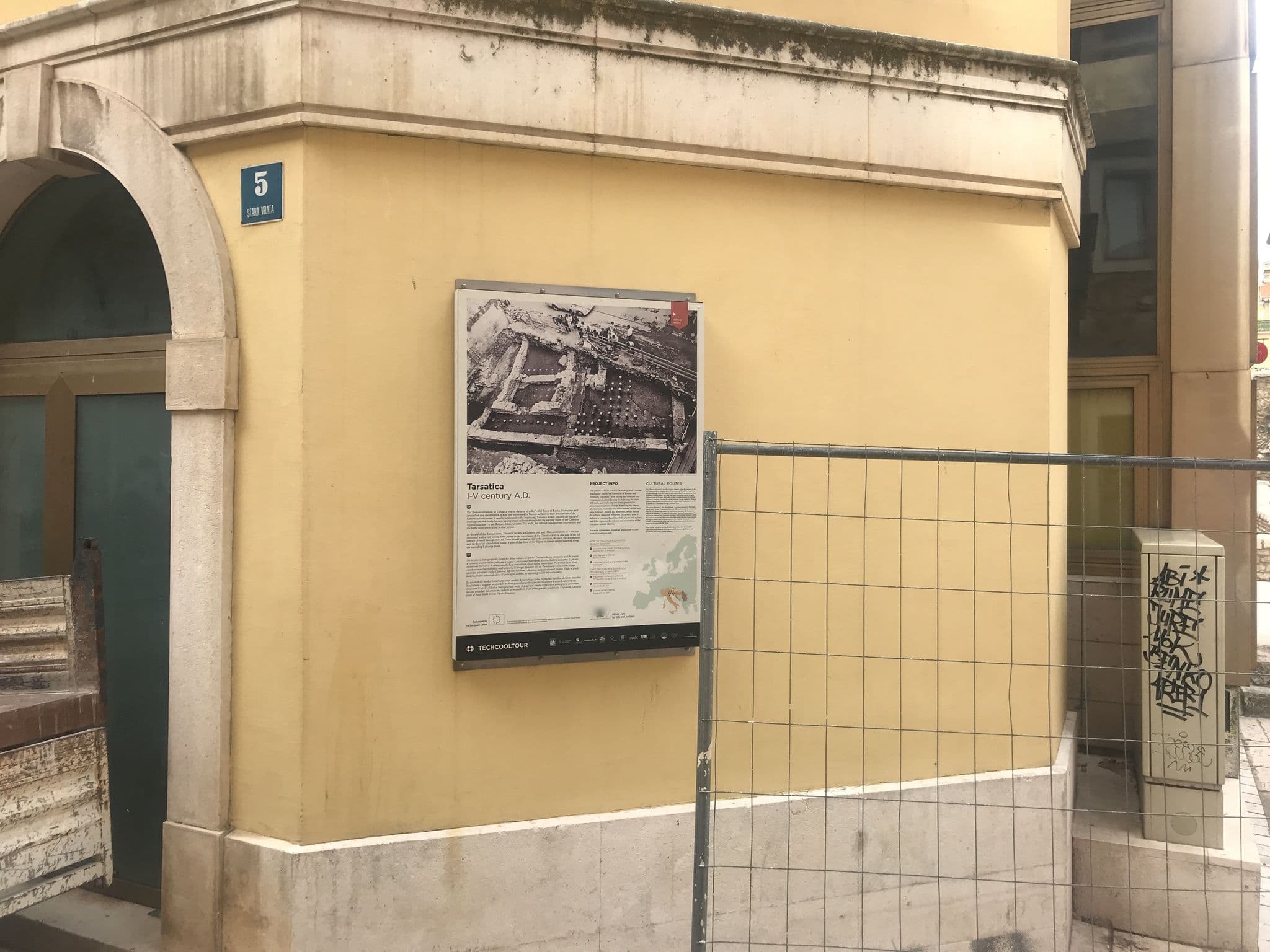 Street view near Old Town B&B, Rijeka — © ziwei (CC BY-SA · Mapillary)