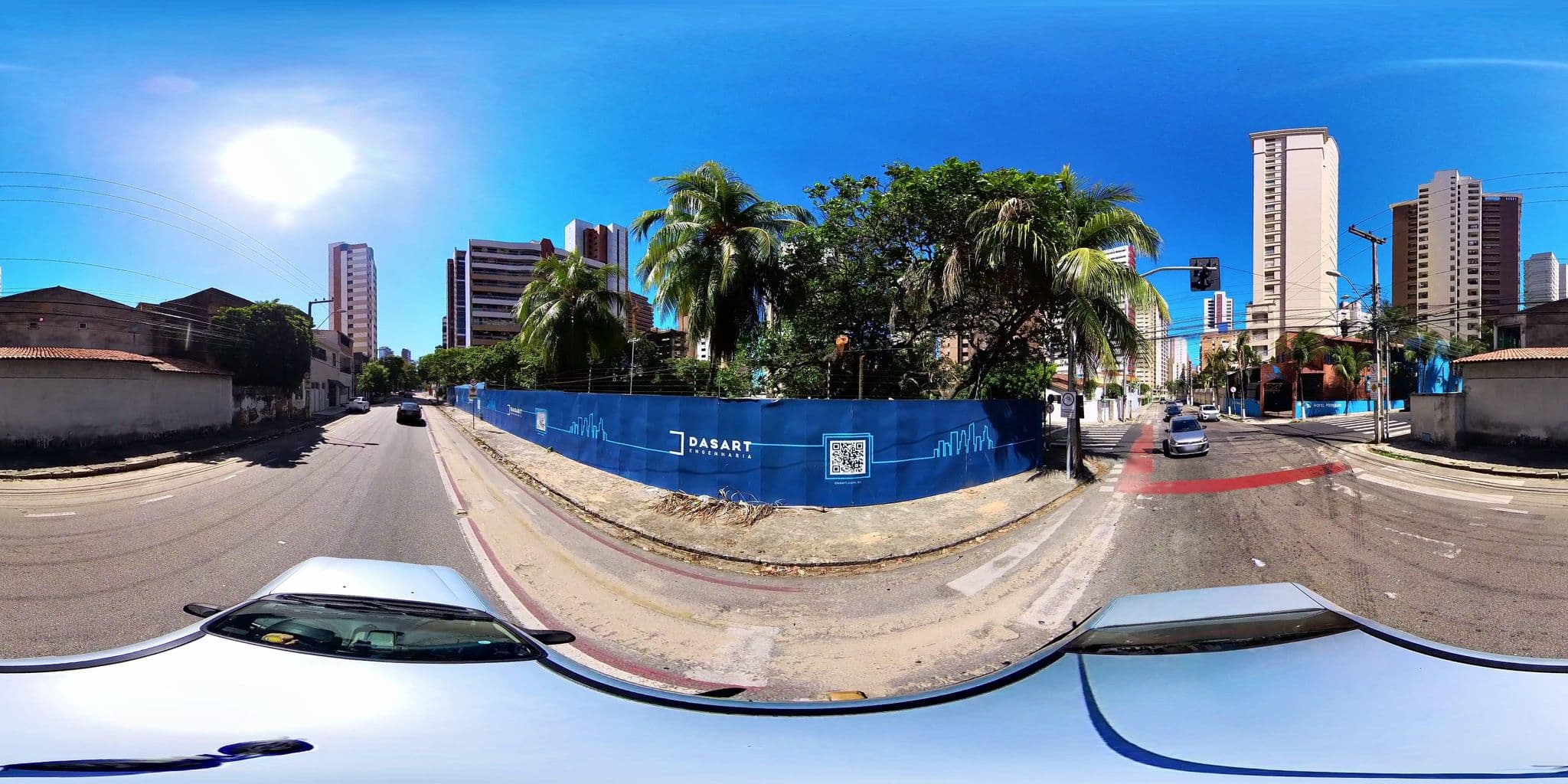 Street view near Pousada dos Coqueiros, Fortaleza — © matheusgomesms (CC BY-SA · Mapillary)