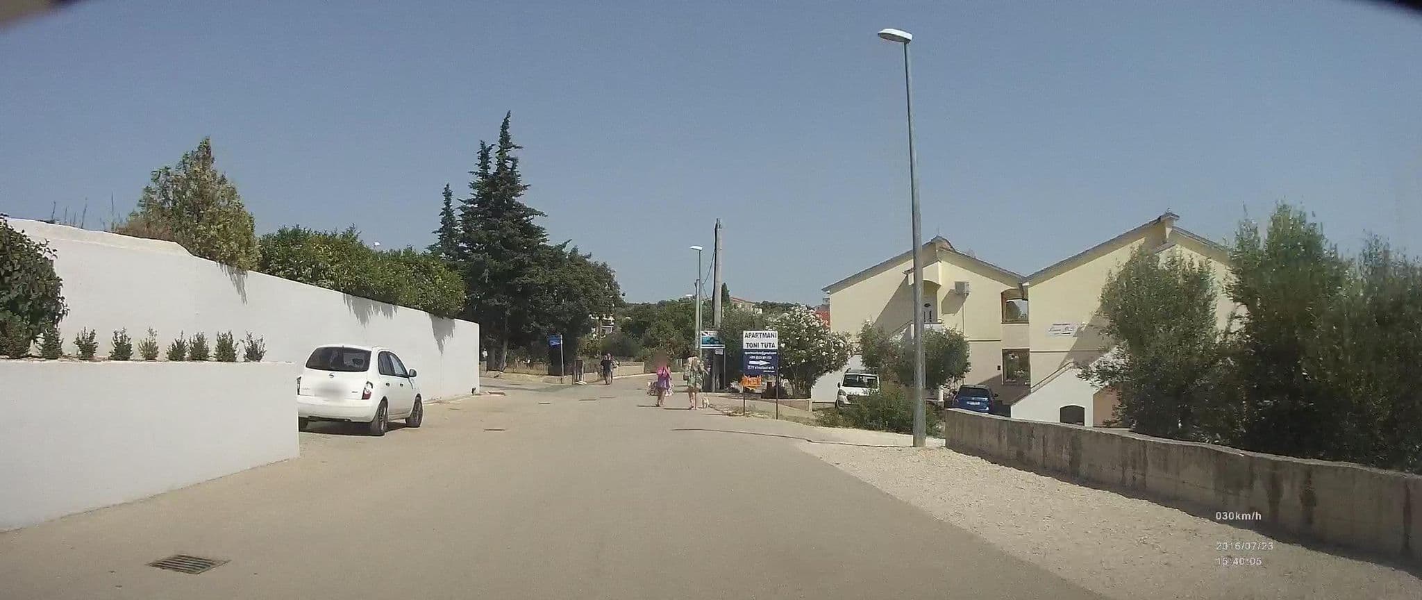 Street view near Apartman OLIVER, Pakoštane — © idelac (CC BY-SA · Mapillary)
