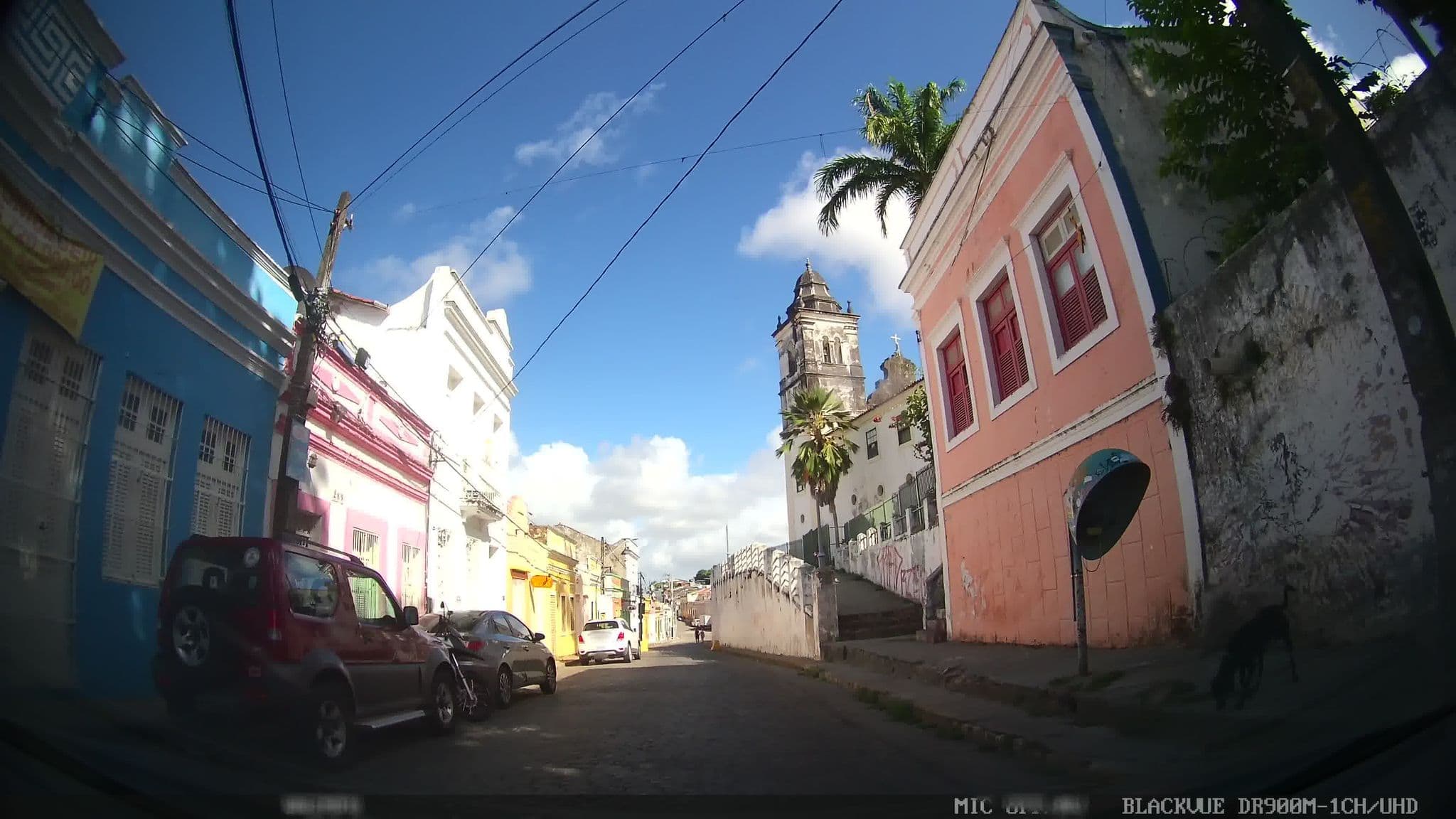 Street view near Mameluco Hostel, Olinda — © kaart_4 (CC BY-SA · Mapillary)