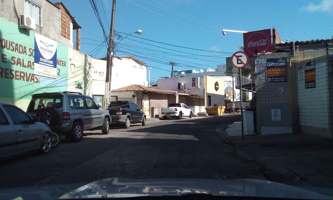 Street view near Pousada Portal do Sol, João Pessoa — © fredporto (CC BY-SA · Mapillary)