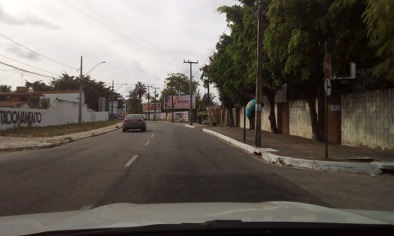 Street view near Praia Bella Hotel, João Pessoa — © fredporto (CC BY-SA · Mapillary)