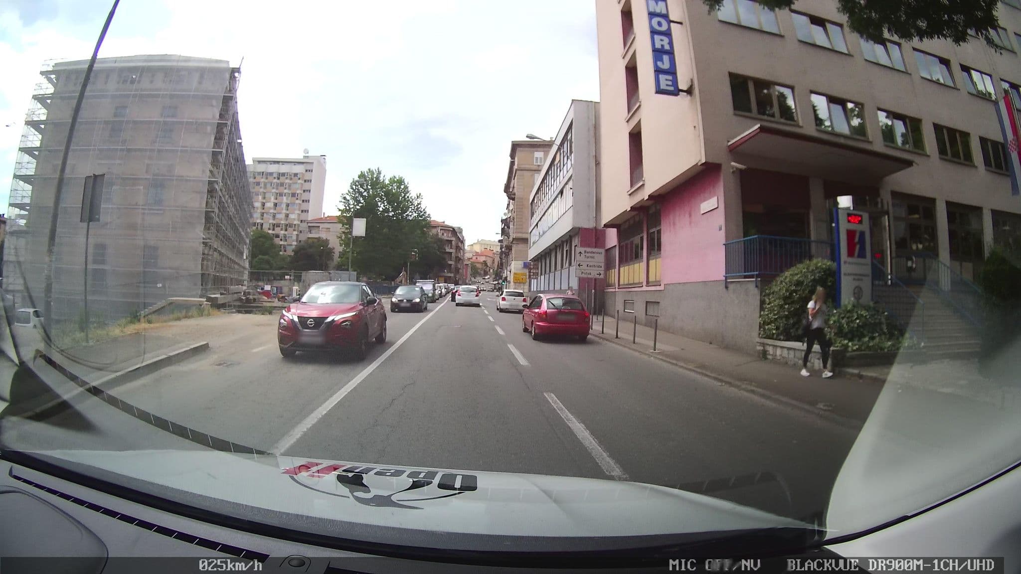 Street view near Hostel Kvarner, Rijeka — © hbogner (CC BY-SA · Mapillary)
