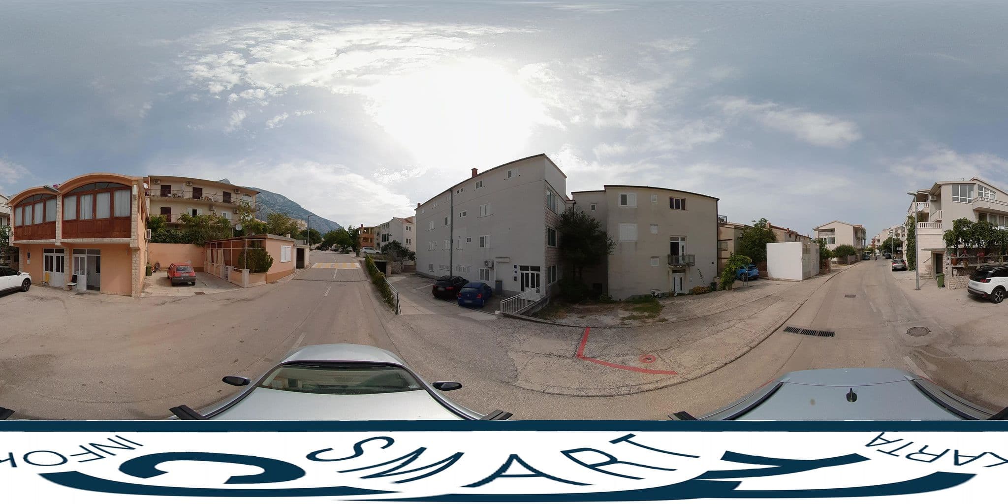 Street view near Apartments Erceg, Makarska — © SilvioBasic (CC BY-SA · Mapillary)