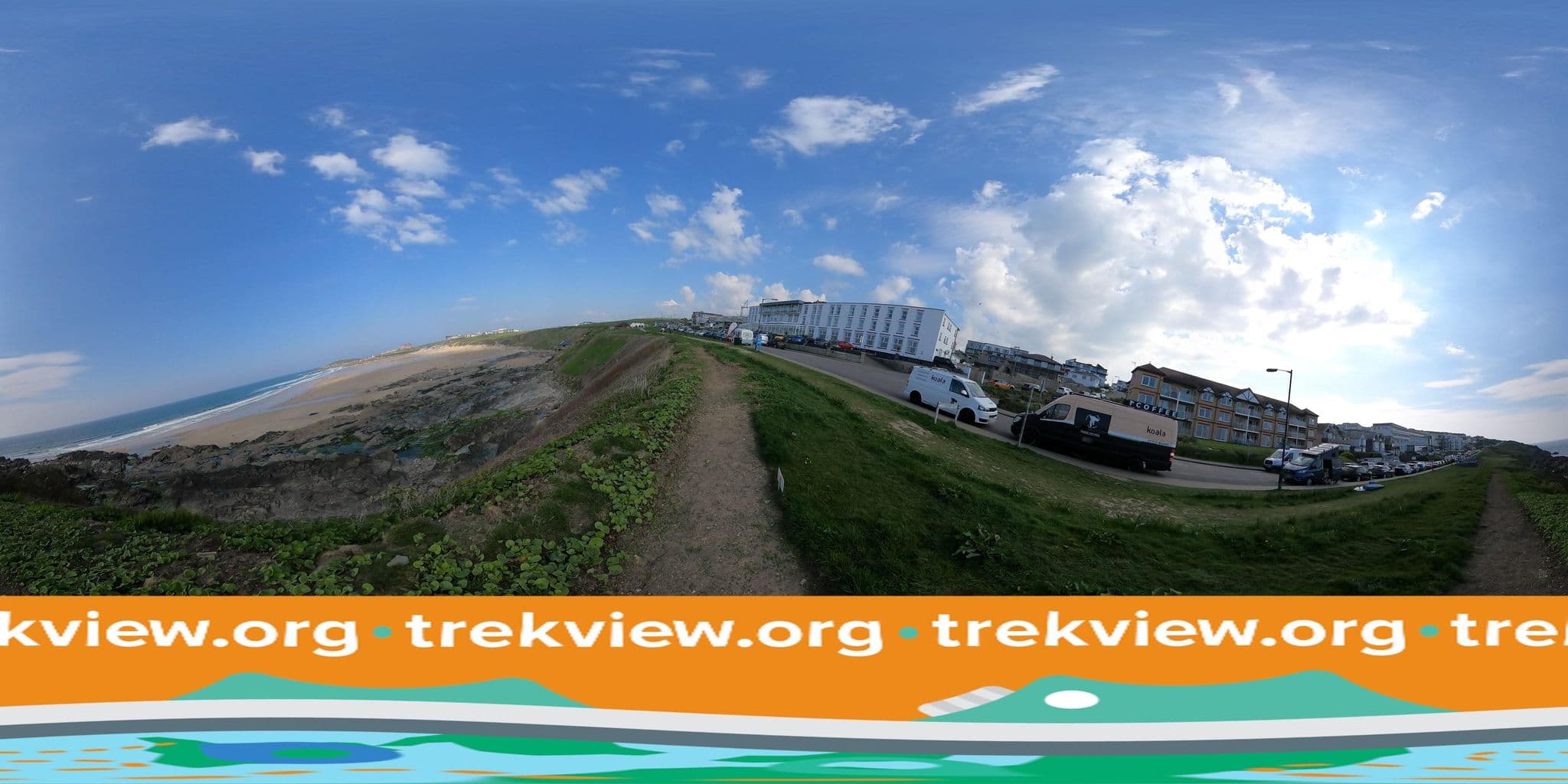 Street view near Apartment 2 Waters Edge, Newquay — © trekviewed (CC BY-SA · Mapillary)