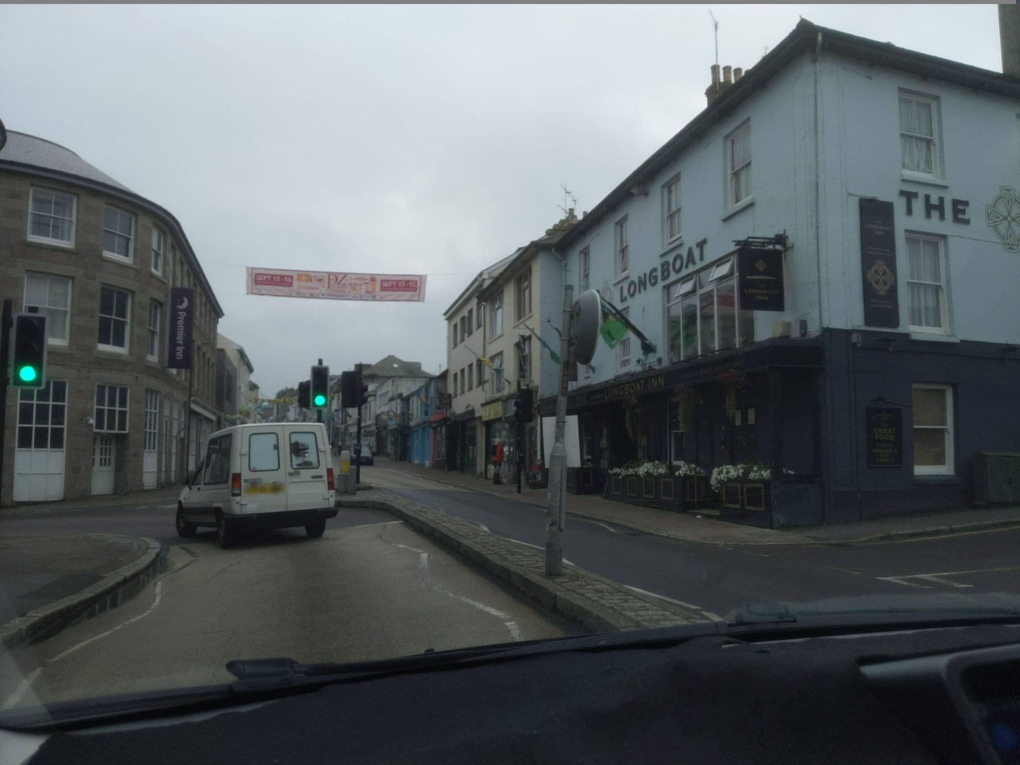 Street view near Cornerways Guest House, Penzance — © WaggyDog (CC BY-SA · Mapillary)