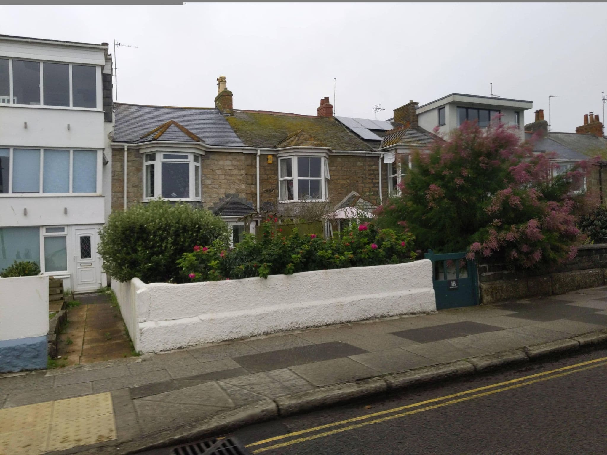 Street view near Shoreline B&B, Penzance — © WaggyDog (CC BY-SA · Mapillary)