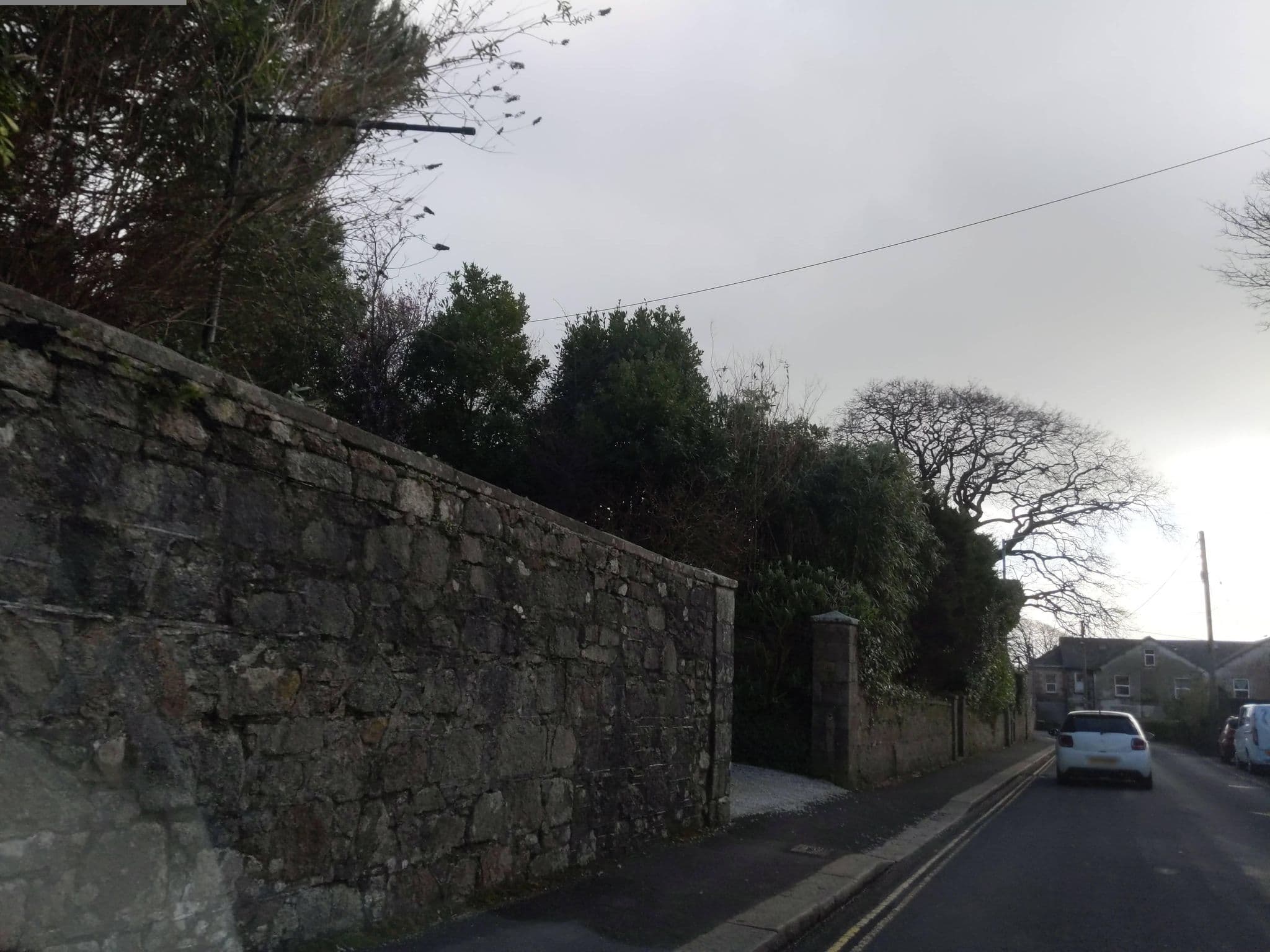 Street view near Sedgemoor Heights, St Austell — © WaggyDog (CC BY-SA · Mapillary)