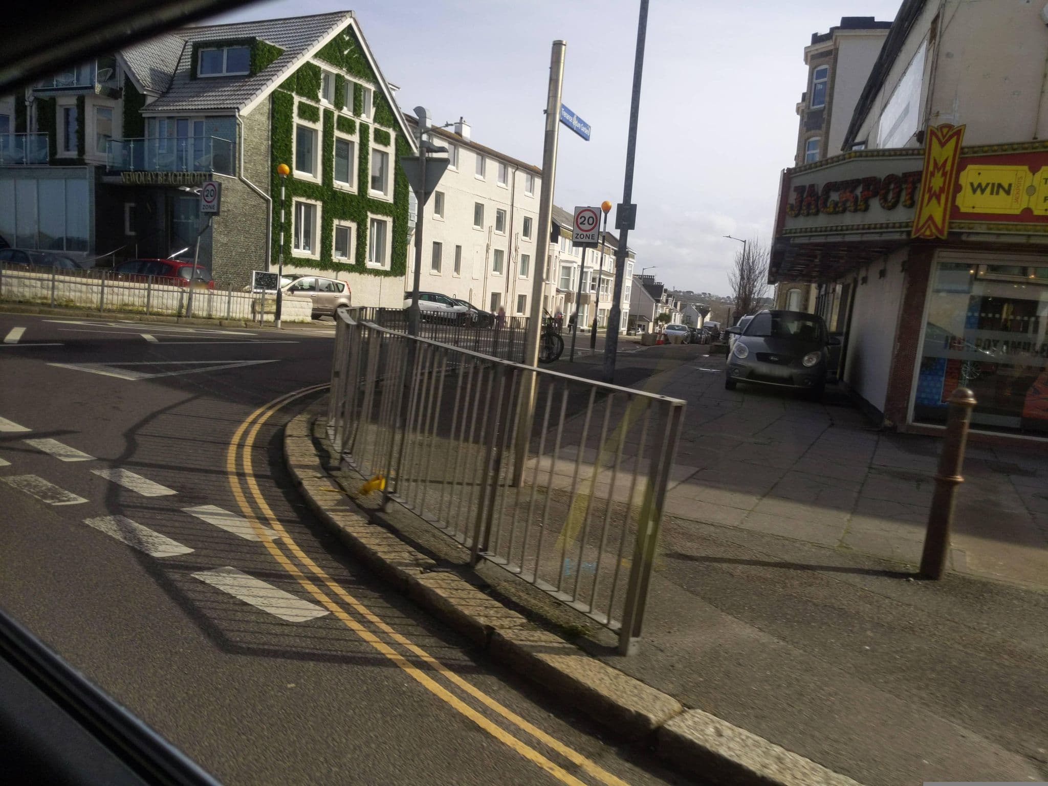 Street view near Boonkeys Surf Lodge, Newquay — © WaggyDog (CC BY-SA · Mapillary)