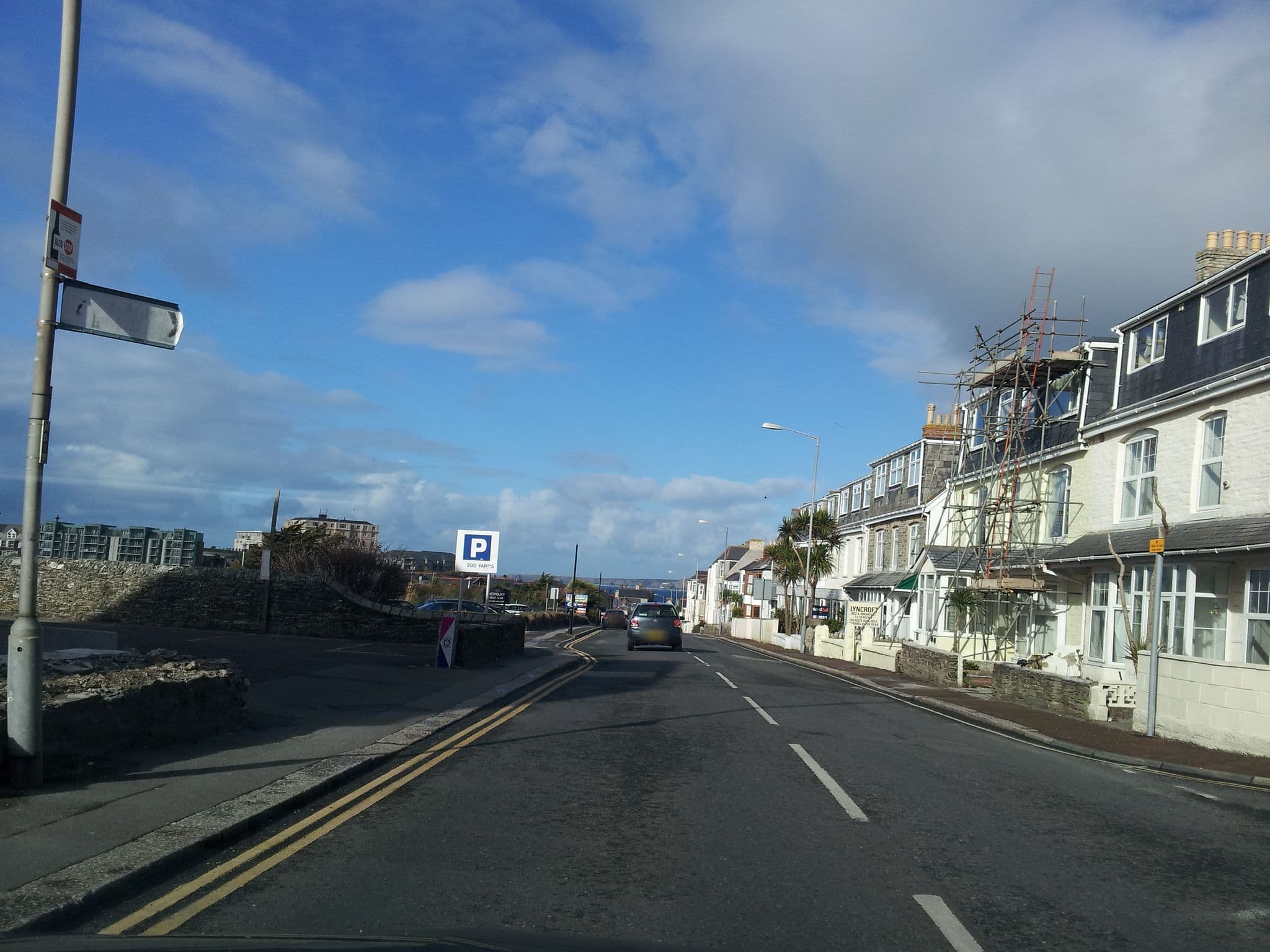 Street view near Ocean Lodge Newquay, Newquay — © adam2 (CC BY-SA · Mapillary)