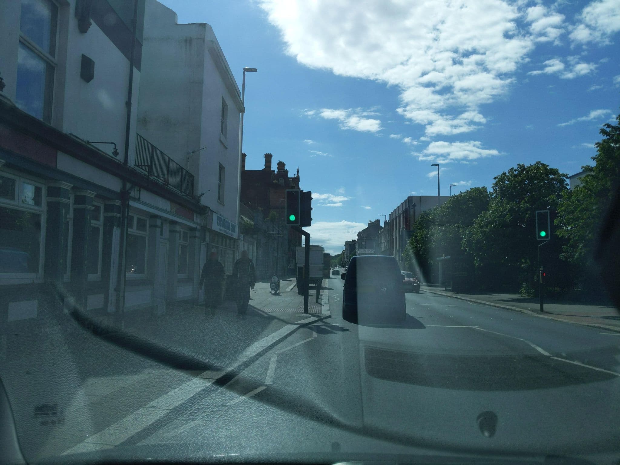 Street view near Cheap Backpackers Hostel, Plymouth — © WaggyDog (CC BY-SA · Mapillary)