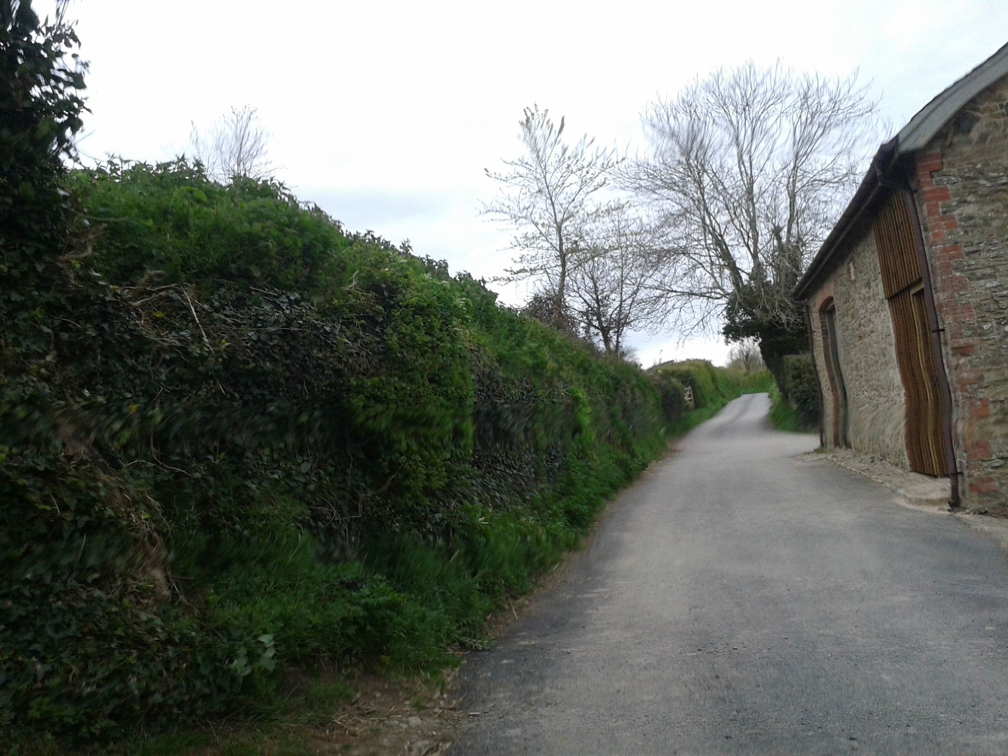 Street view near Combas Farm B&B, Braunton — © cyclestreets (CC BY-SA · Mapillary)