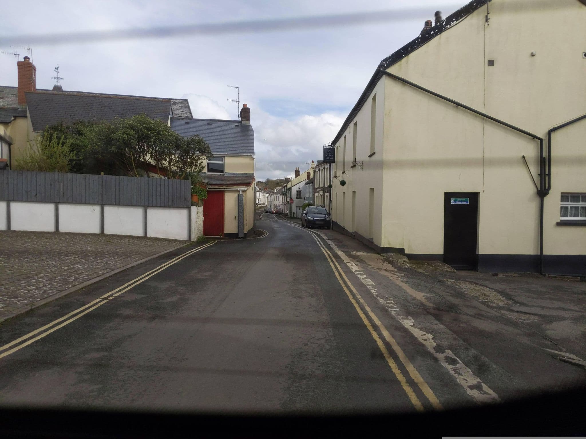 Street view near Hartland Cottage, Flexbury — © WaggyDog (CC BY-SA · Mapillary)