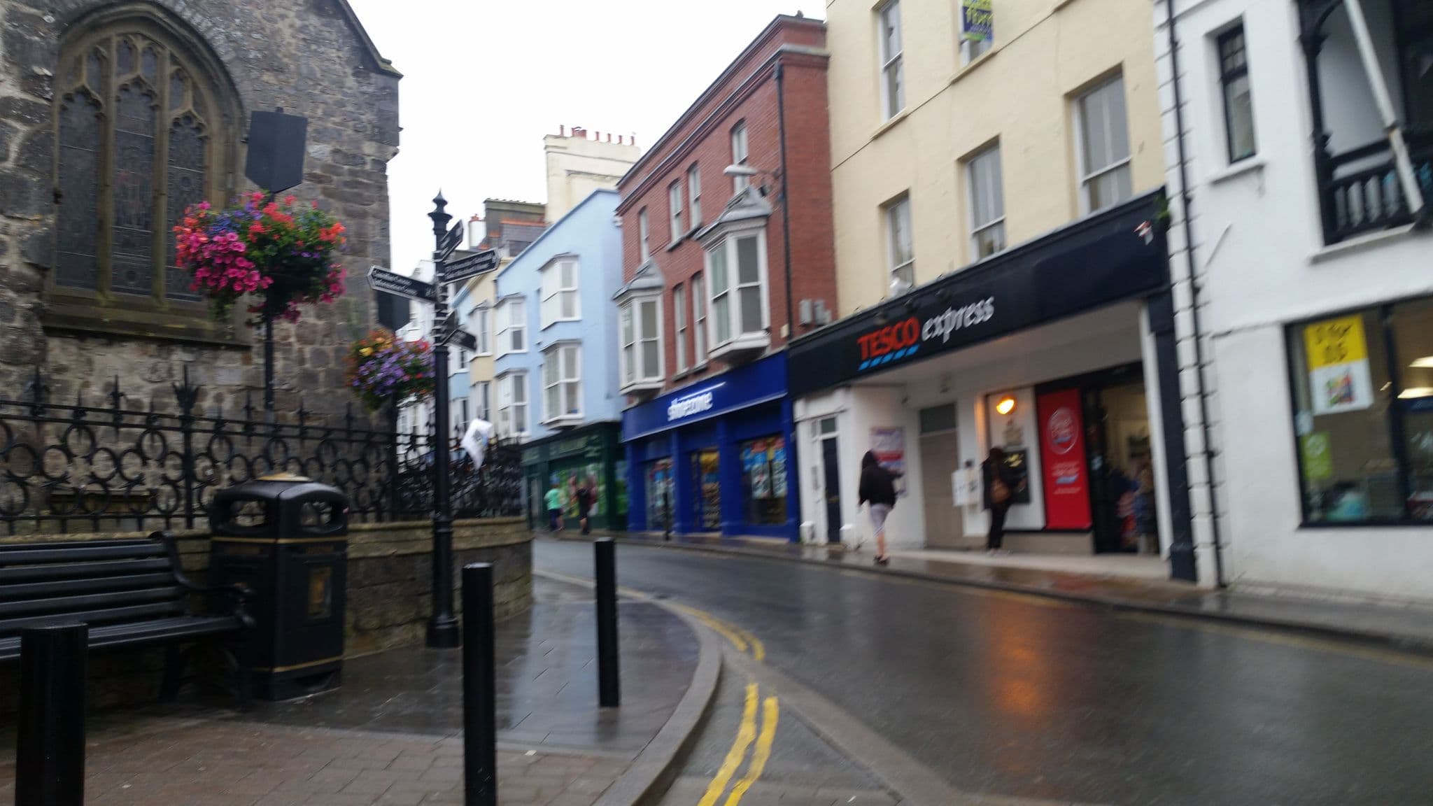 Street view near Tiffany House, Tenby — © matth81 (CC BY-SA · Mapillary)