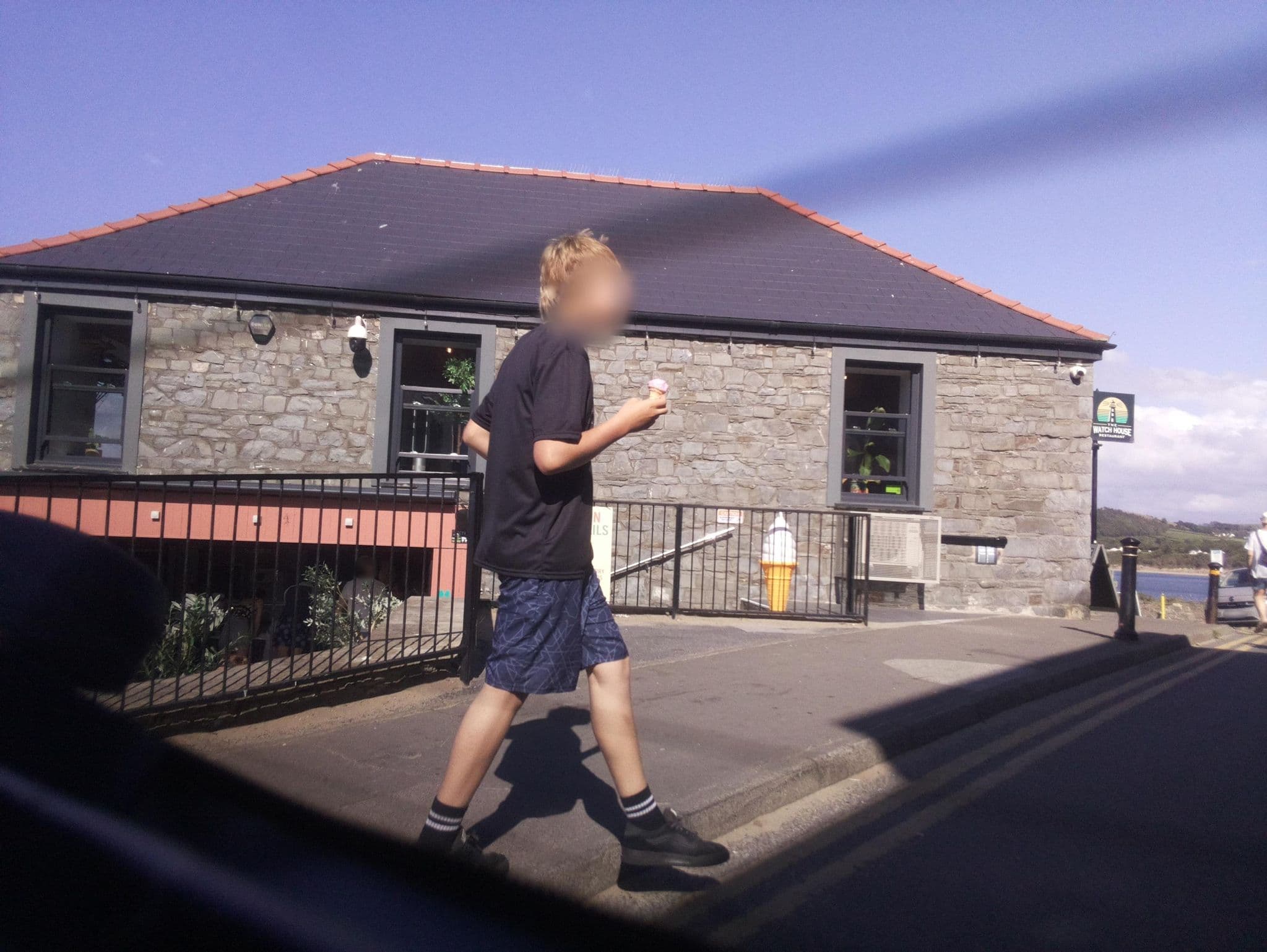 Street view near The Cnwc New Quay, Aberaeron — © southglos (CC BY-SA · Mapillary)