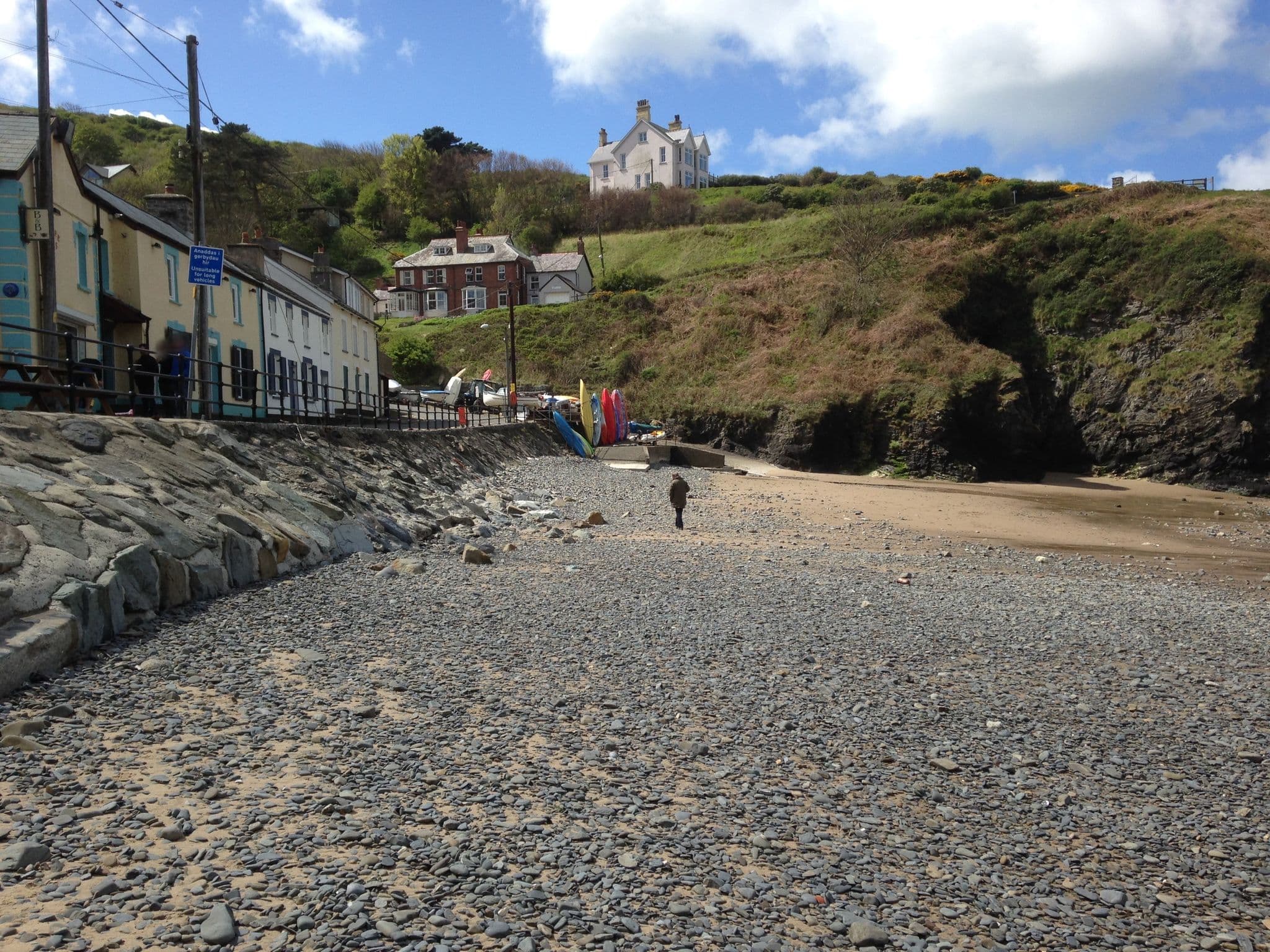 Street view near Pentre Arms, Aberporth — © jih (CC BY-SA · Mapillary)