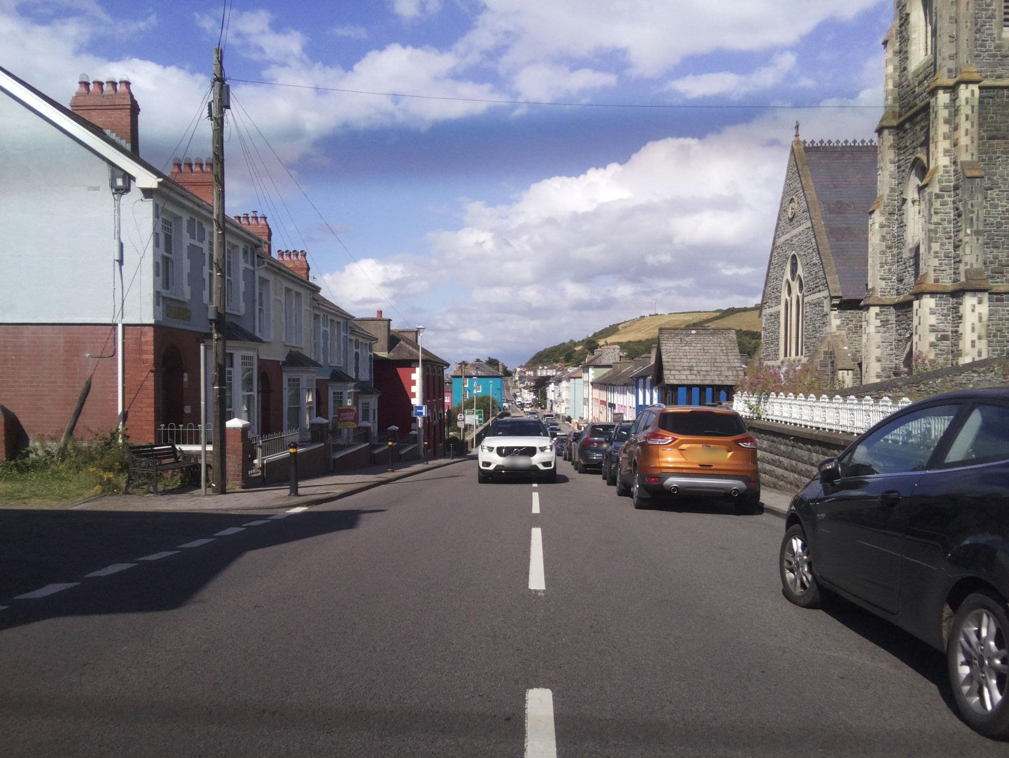 Street view near Harbour Master Hotel, Aberaeron — © southglos (CC BY-SA · Mapillary)