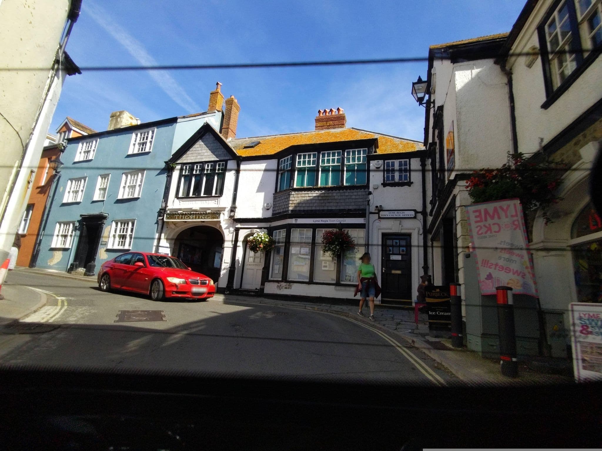 Street view near The London Guest House, Lyme Regis — © WaggyDog (CC BY-SA · Mapillary)
