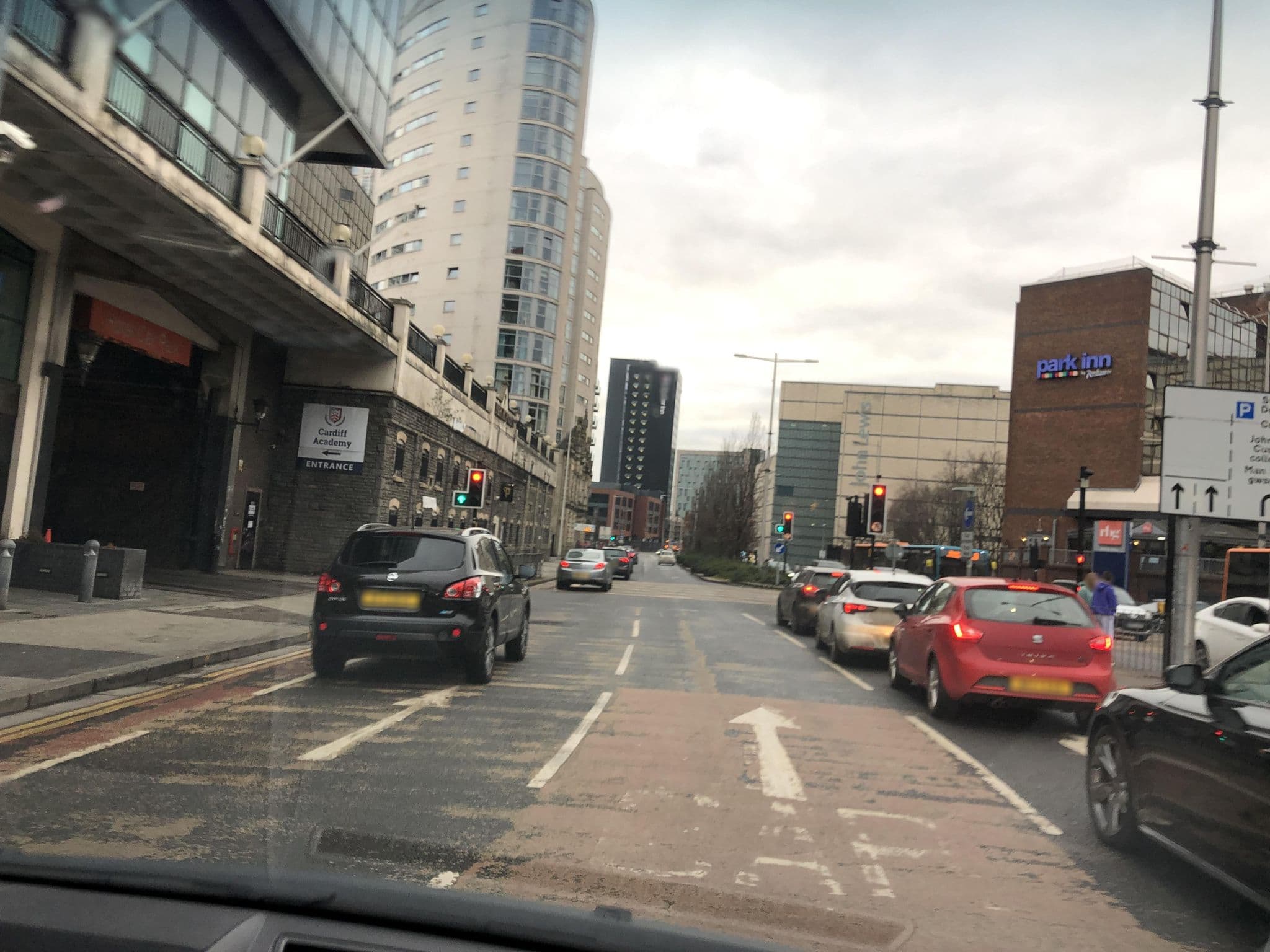 Street view near The Big Sleep Hotel, Cardiff — © laye (CC BY-SA · Mapillary)
