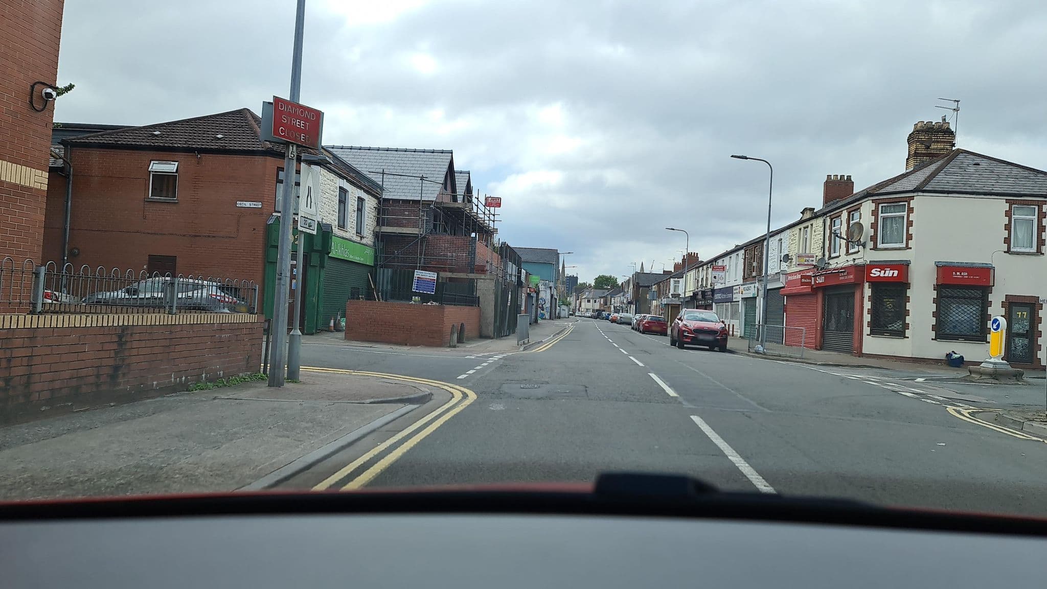 Street view near Apartment with Roof Terrace close to City Centre, Cardiff — © alexanderar (CC BY-SA · Mapillary)