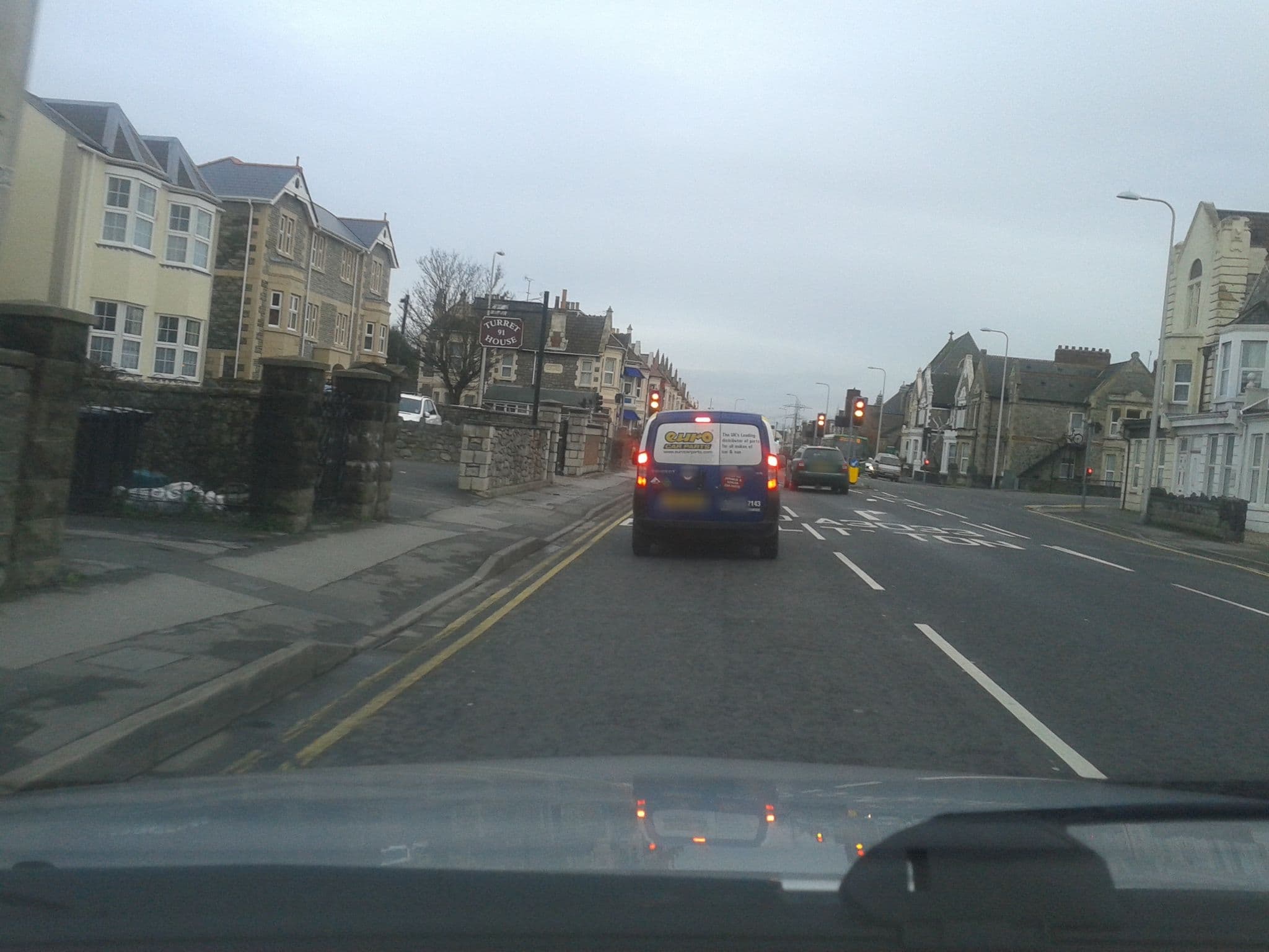Street view near Holly Lodge Guest House, Weston-super-Mare — © chunkymonkey909 (CC BY-SA · Mapillary)
