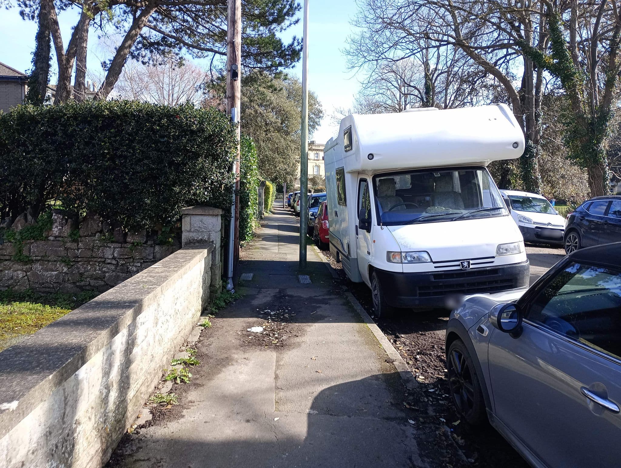 Street view near Ellenborough Hall Holiday Flats, Weston-super-Mare — © Sof1a (CC BY-SA · Mapillary)