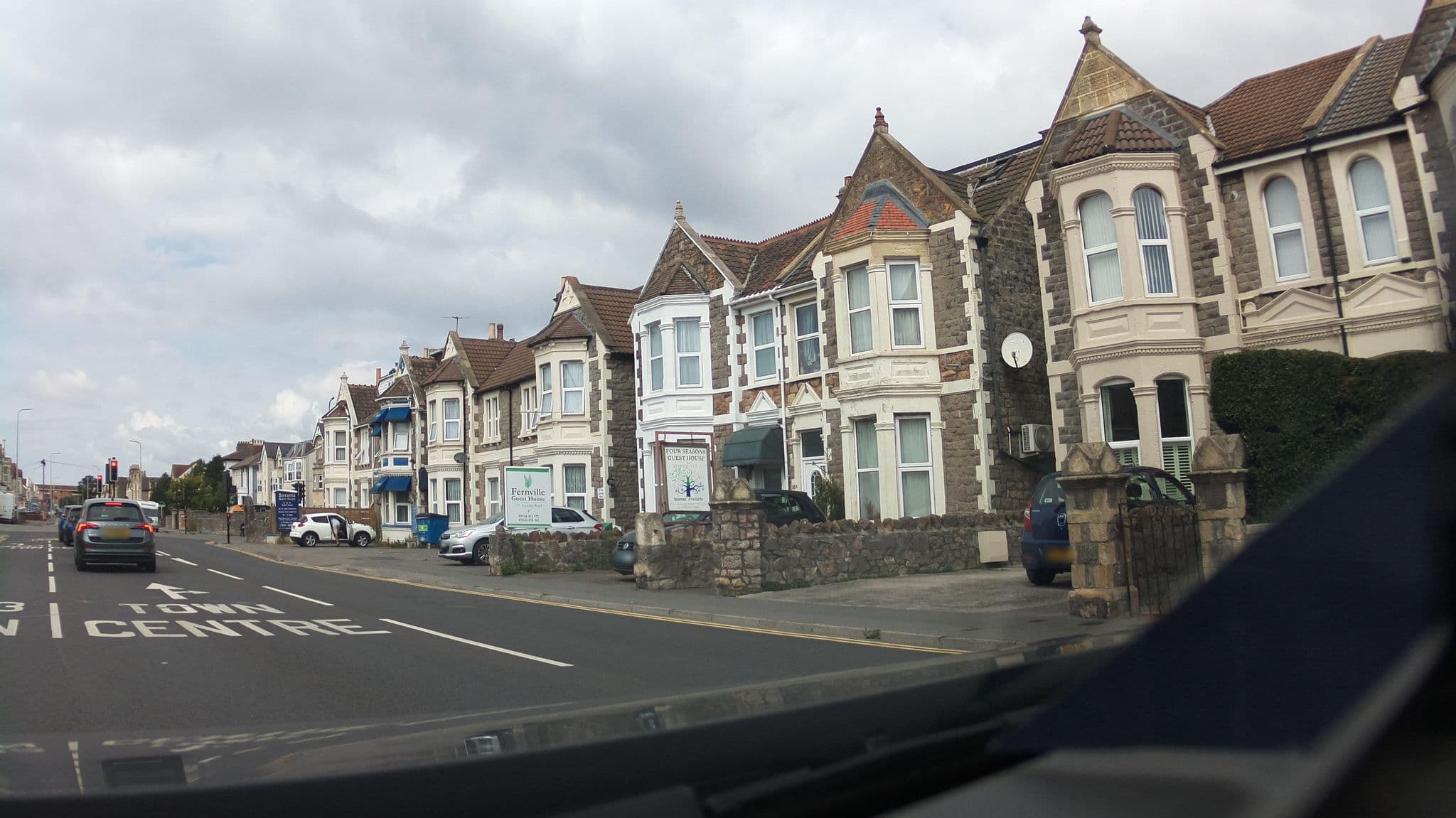 Street view near Fernville Guest House, Weston-super-Mare — © southglos (CC BY-SA · Mapillary)