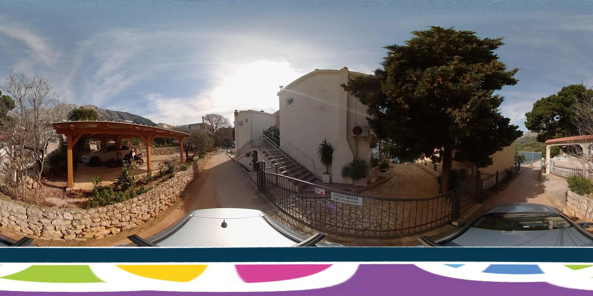 Street view near Apartmani Darko, Podgora — © SilvioBasic (CC BY-SA · Mapillary)